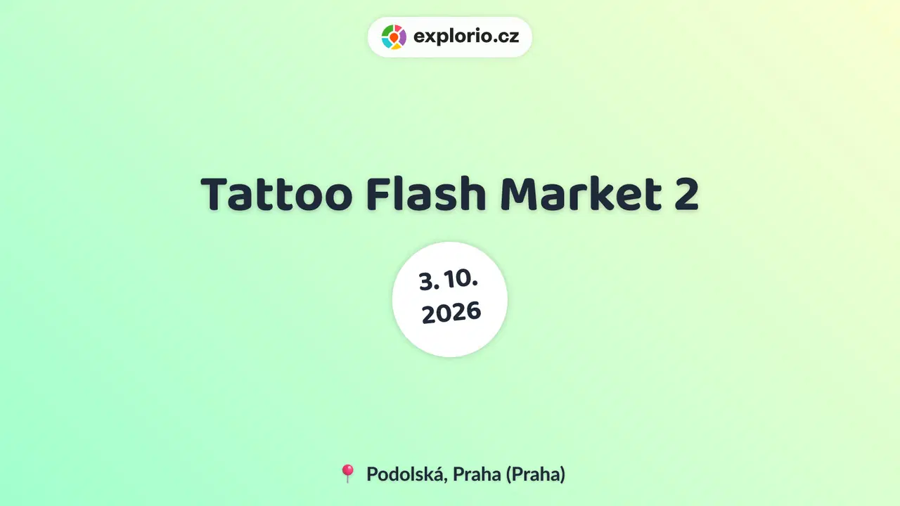 Tattoo Flash Market 2 – prohlídky a Muzea, Praha