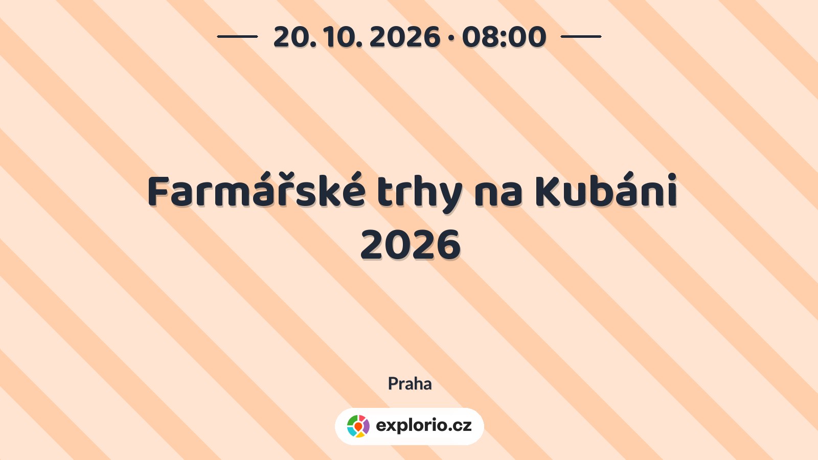 Farmářské trhy na Kubáni 2026 – festivaly a Slavnosti, Praha