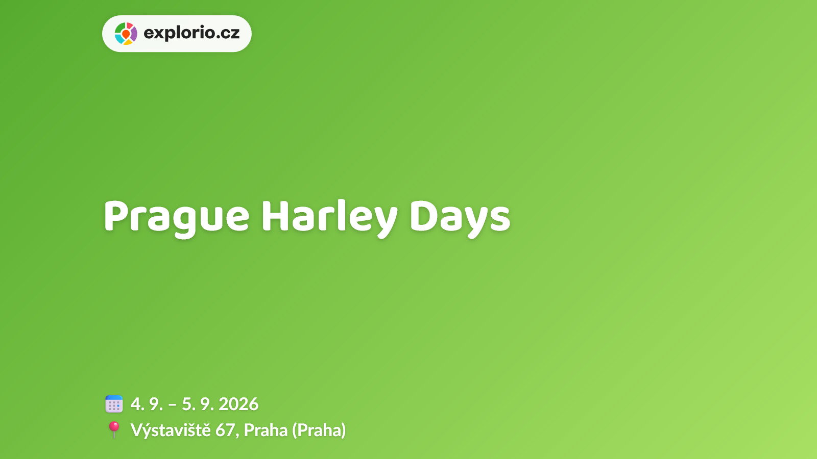 Prague Harley Days – prohlídky a Muzea, Praha
