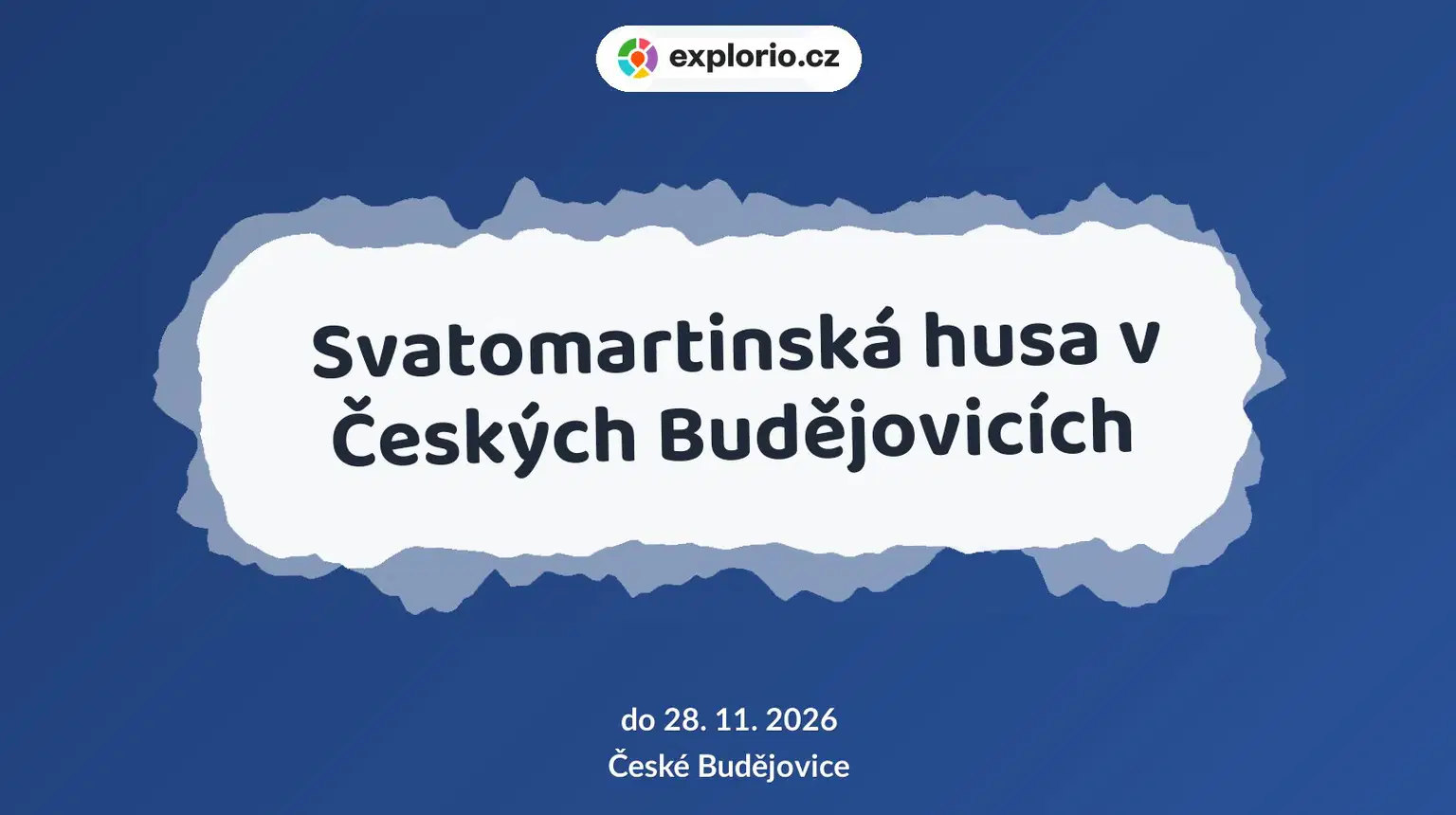 Svatomartinská husa v Českých Budějovicích – festivaly a Slavnosti, České Budějovice