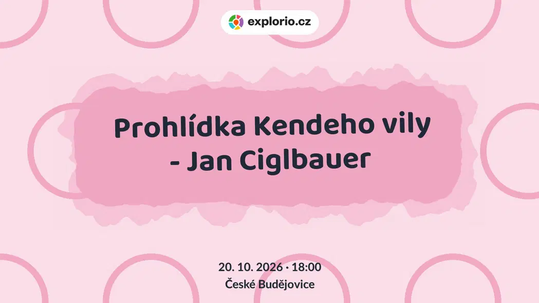Prohlídka Kendeho vily - Jan Ciglbauer – prohlídky a Muzea, České Budějovice