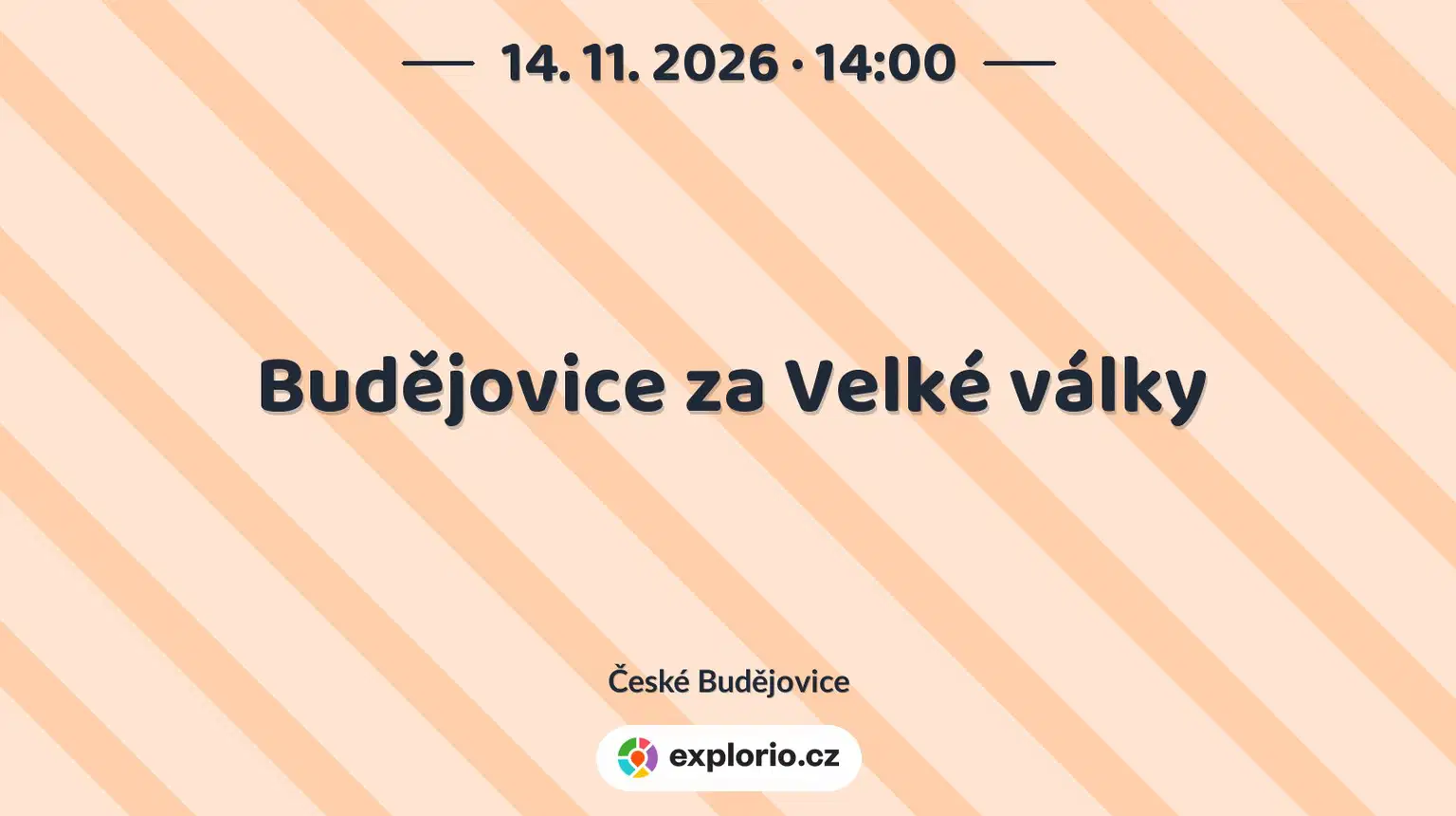 Budějovice za Velké války – prohlídky a Muzea, České Budějovice