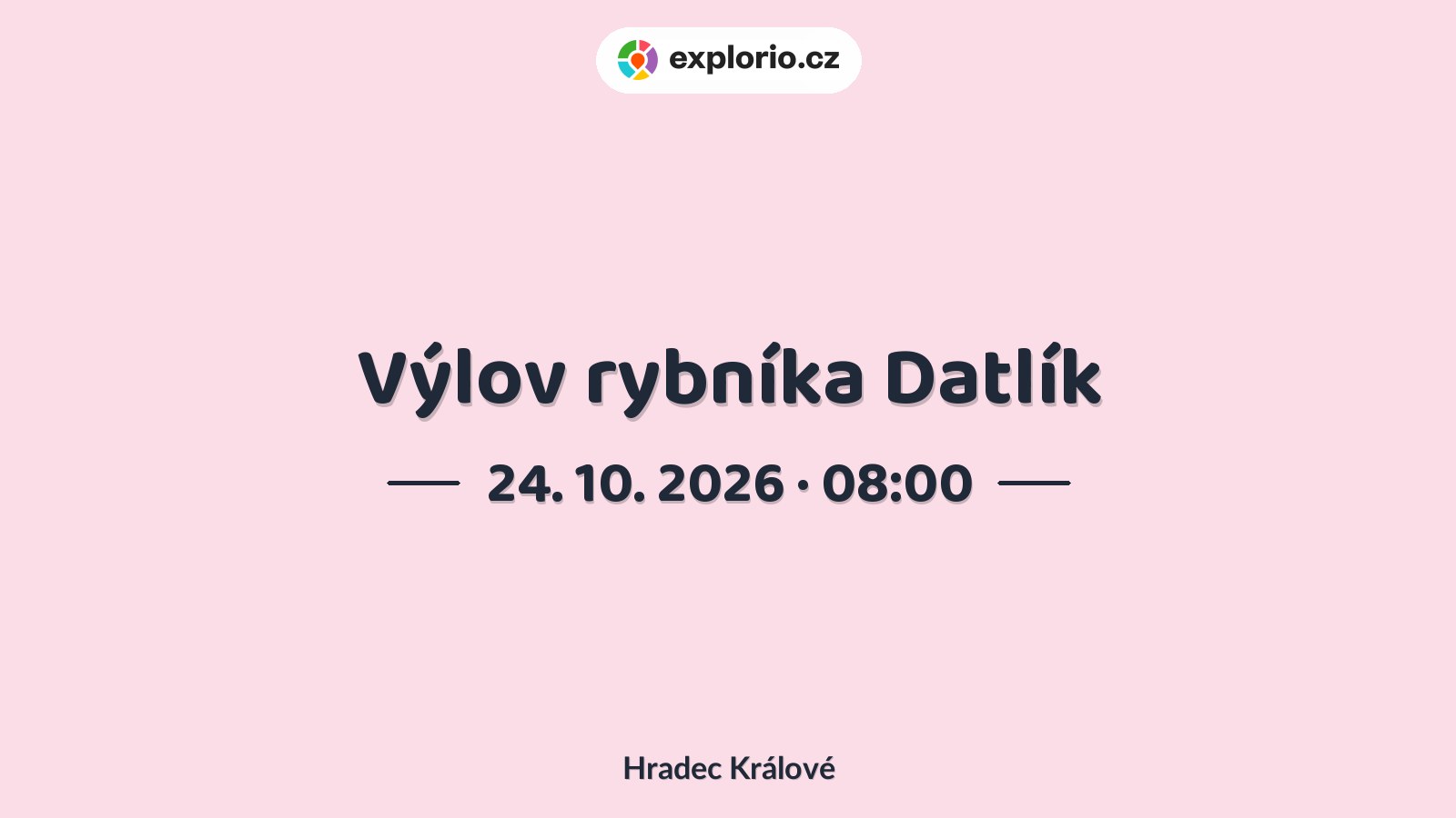 Výlov rybníka Datlík – příroda a Zvířátka, Hradec Králové