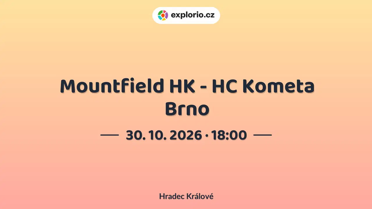 Mountfield HK - HC Kometa Brno – sport a Pohyb, Hradec Králové