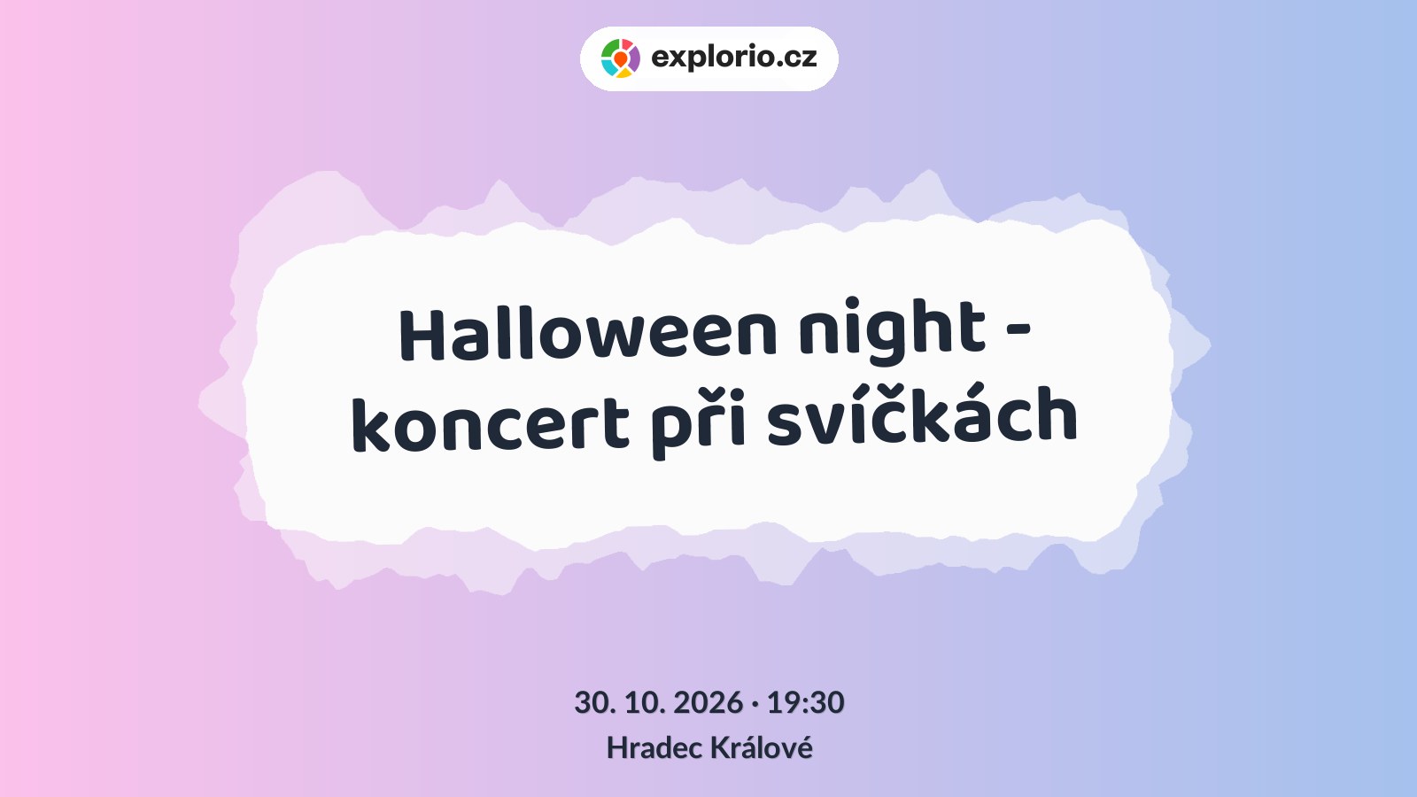 Halloween night - koncert při svíčkách – divadlo, Hudba a Kino, Hradec Králové