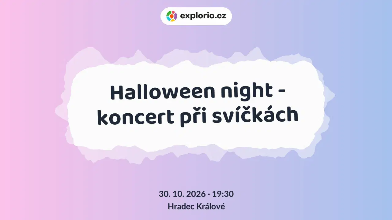 Halloween night - koncert při svíčkách – divadlo, Hudba a Kino, Hradec Králové