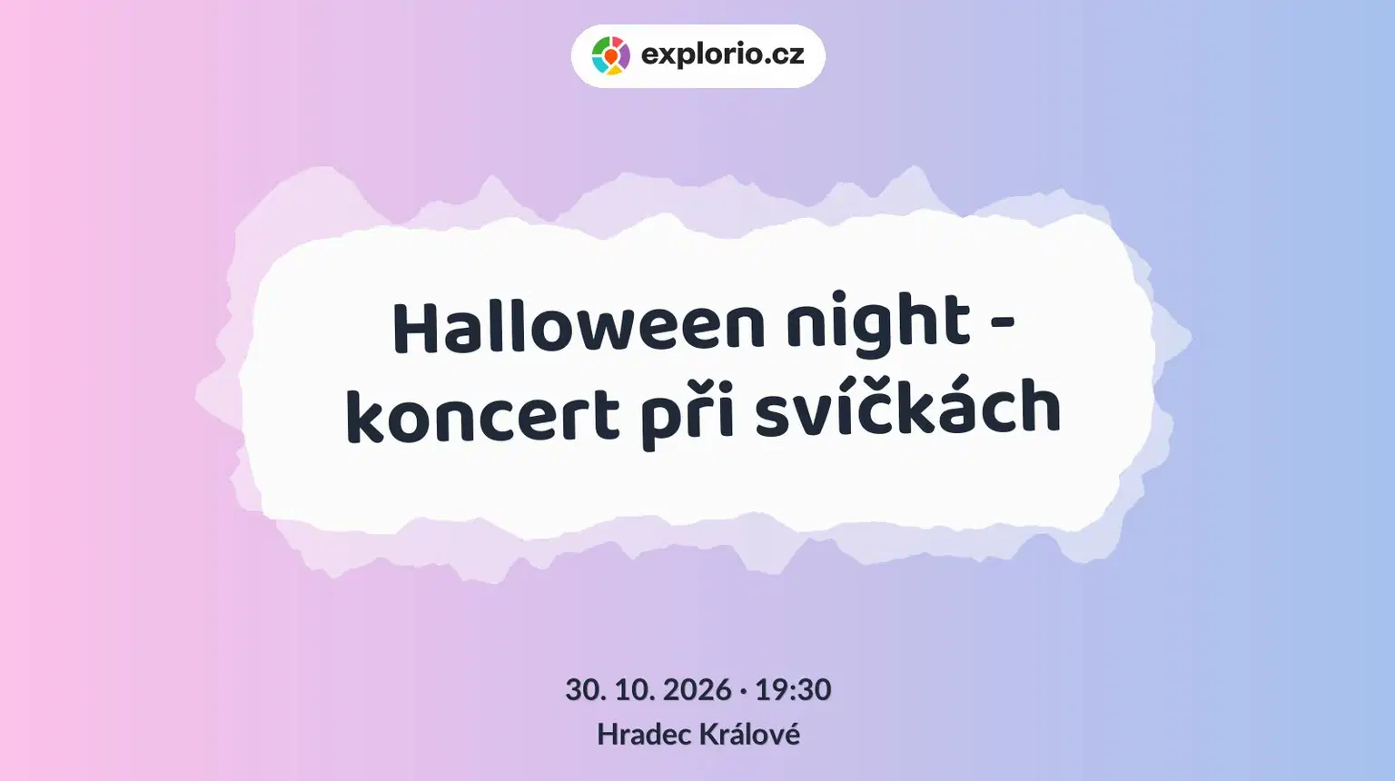 Halloween night - koncert při svíčkách – divadlo, Hudba a Kino, Hradec Králové