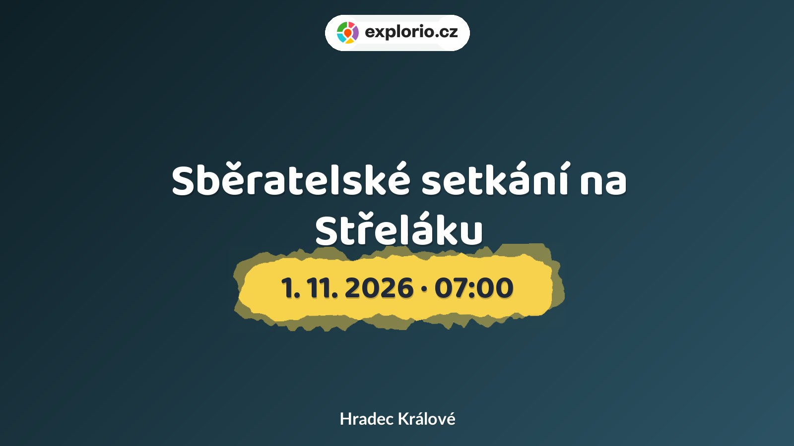 Sběratelské setkání na Střeláku – prohlídky a Muzea, Hradec Králové
