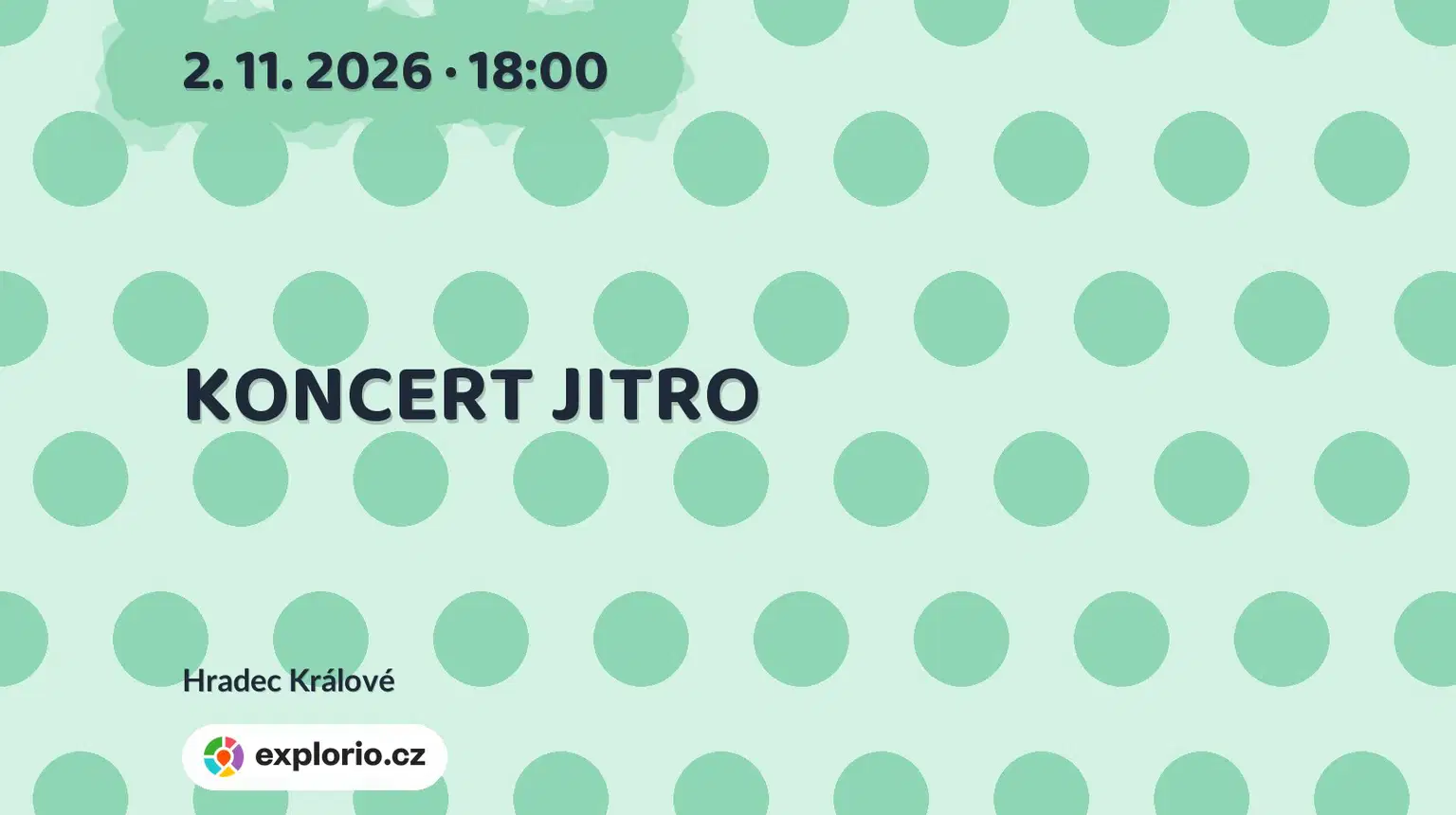 KONCERT JITRO – divadlo, Hudba a Kino, Hradec Králové