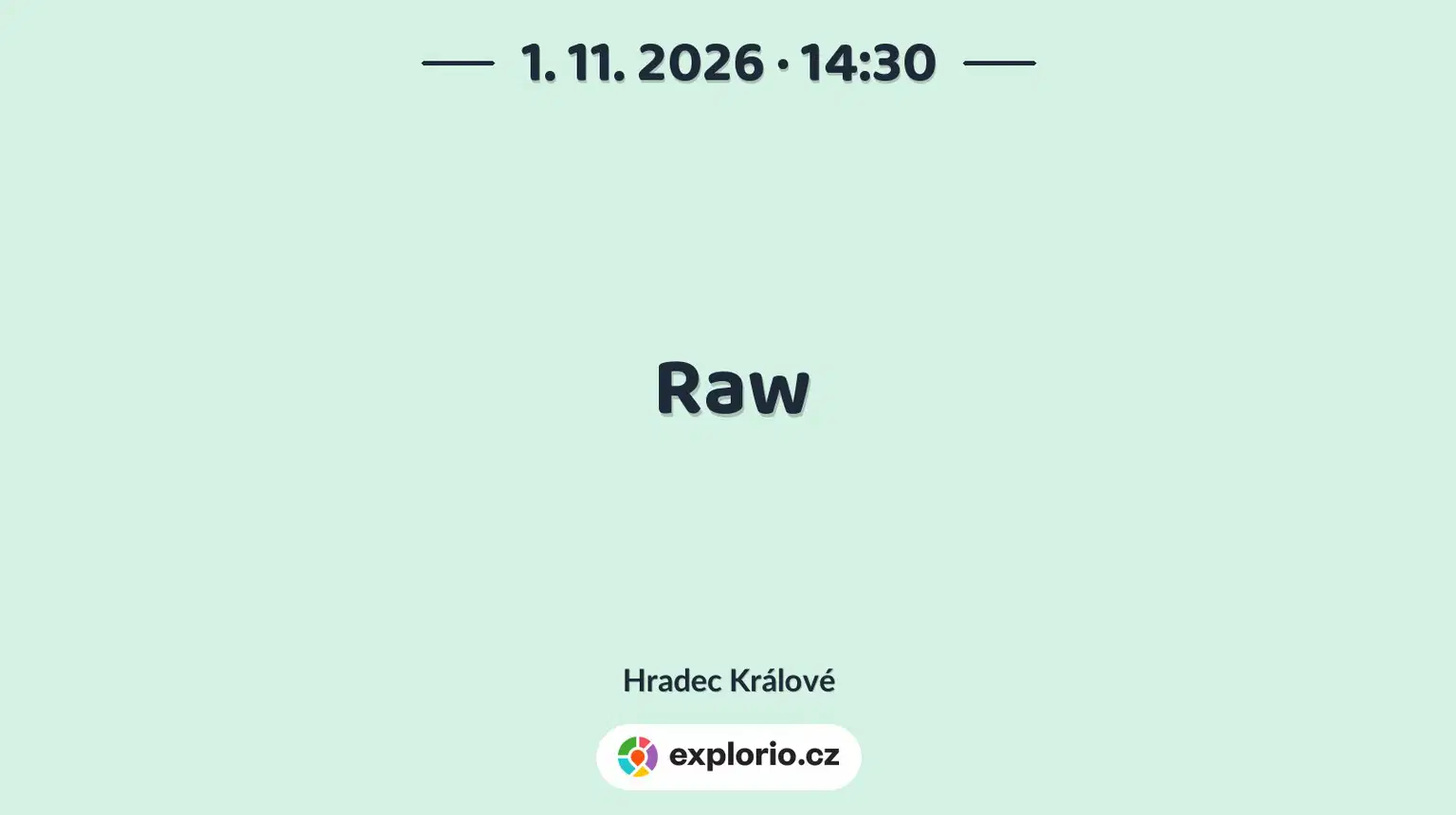 Raw – divadlo, Hudba a Kino, Hradec Králové