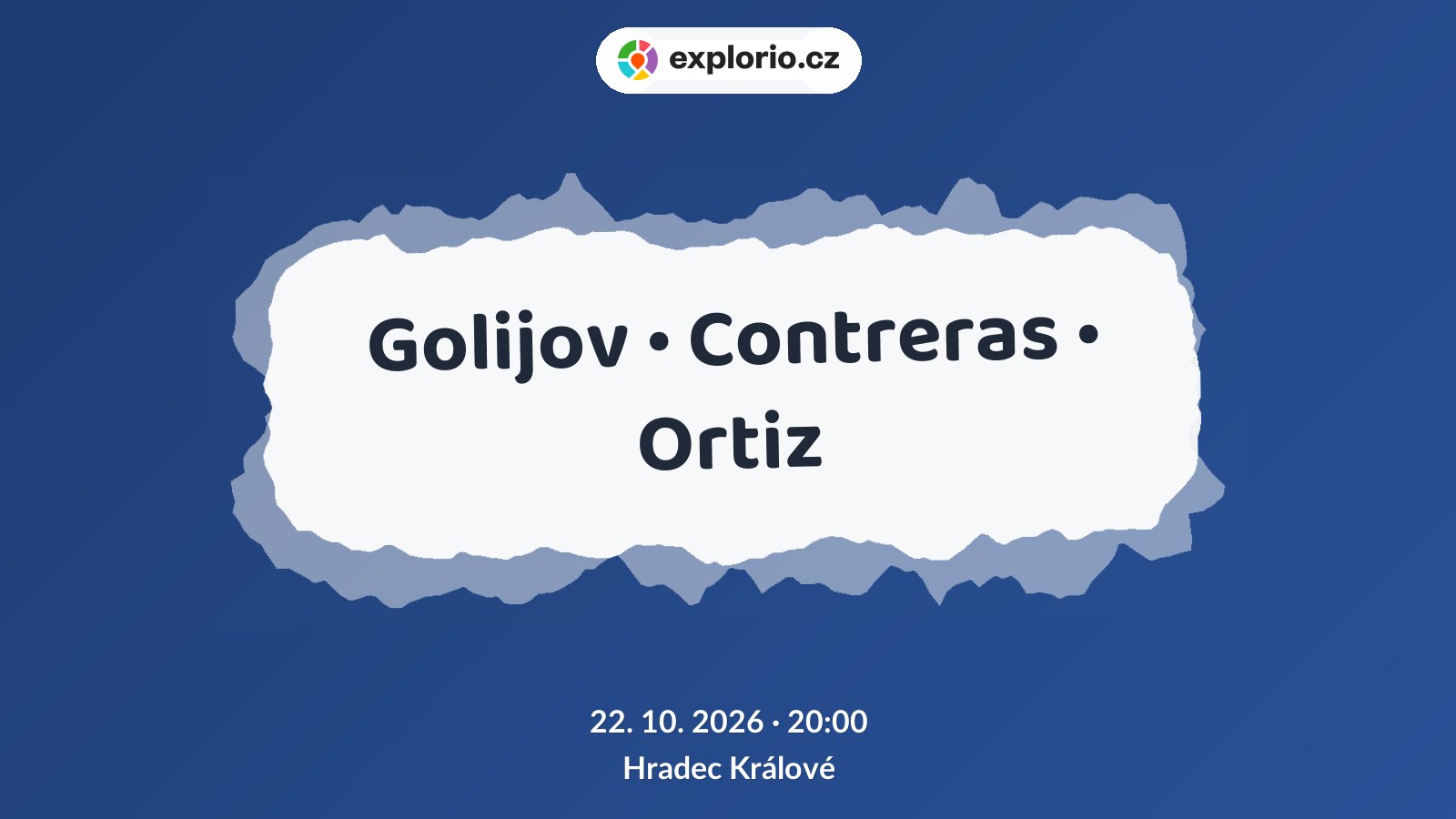 Golijov • Contreras • Ortiz – divadlo, Hudba a Kino, Hradec Králové