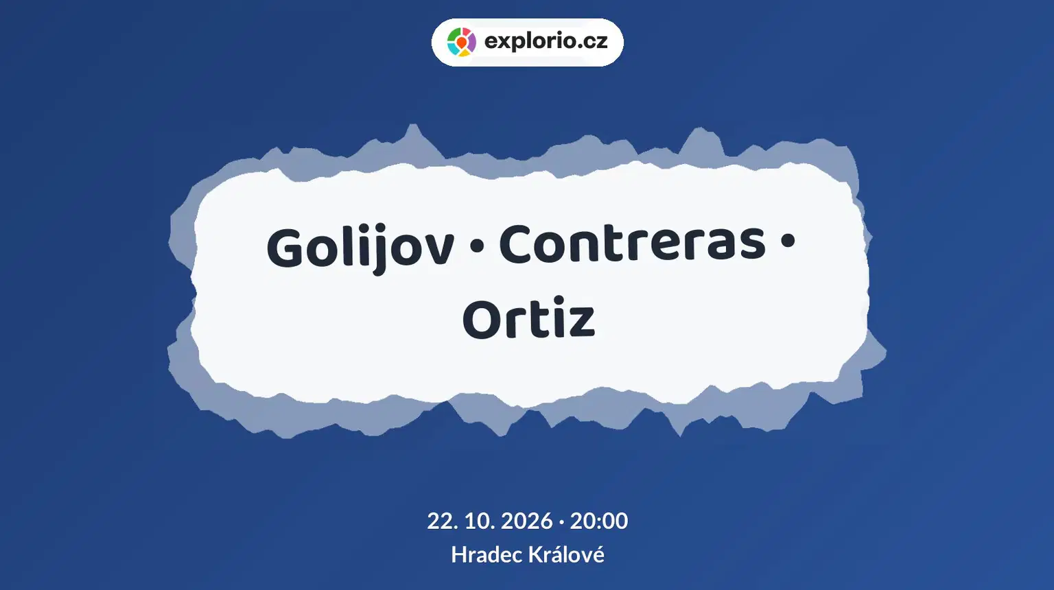 Golijov • Contreras • Ortiz – divadlo, Hudba a Kino, Hradec Králové