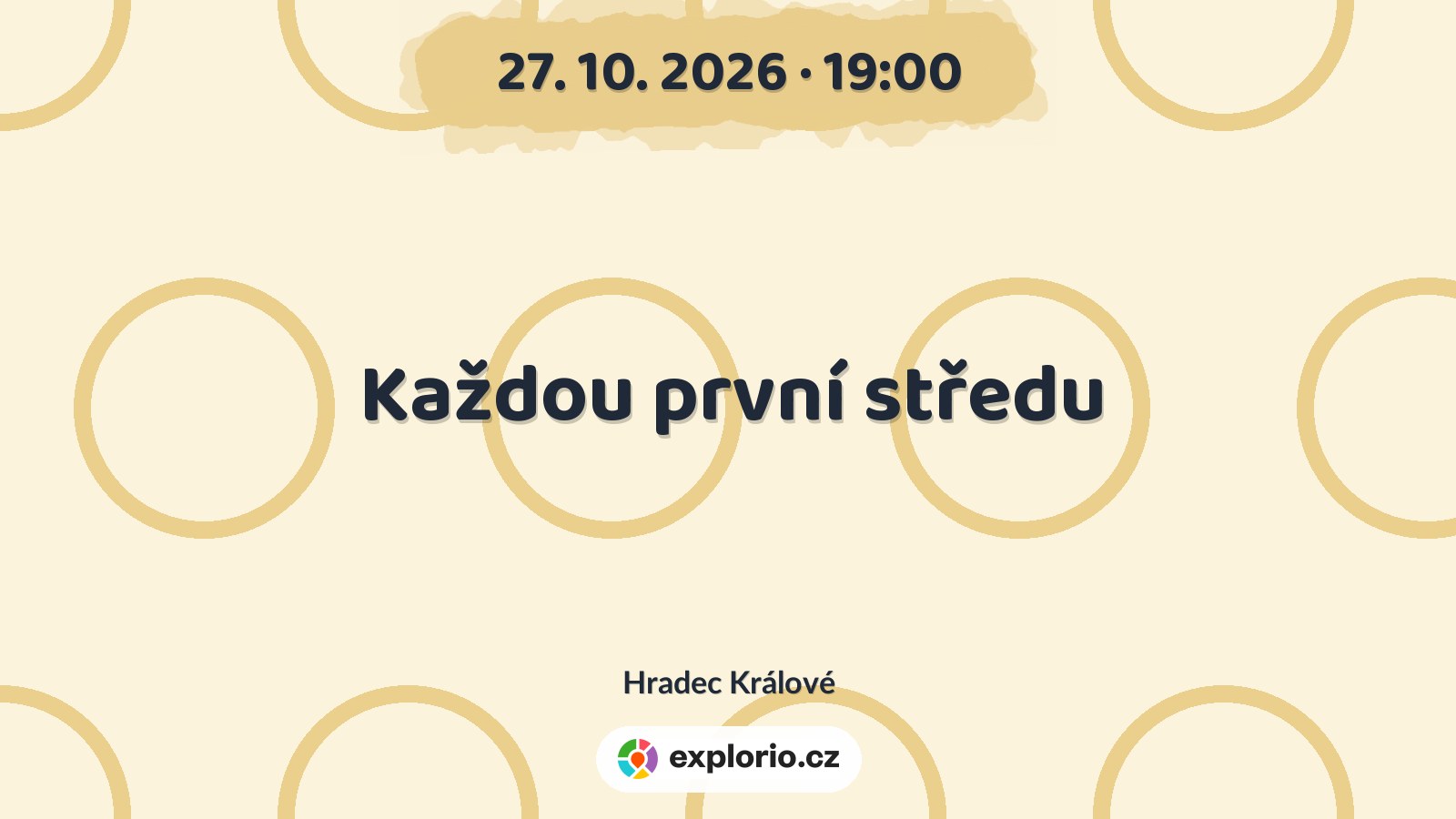 Každou první středu – divadlo, Hudba a Kino, Hradec Králové