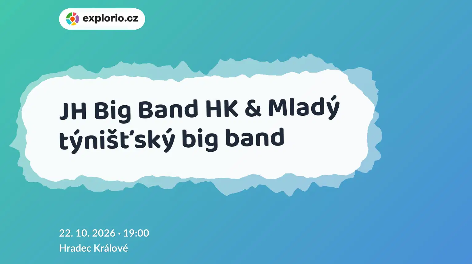 JH Big Band HK & Mladý týnišťský big band – divadlo, Hudba a Kino, Hradec Králové