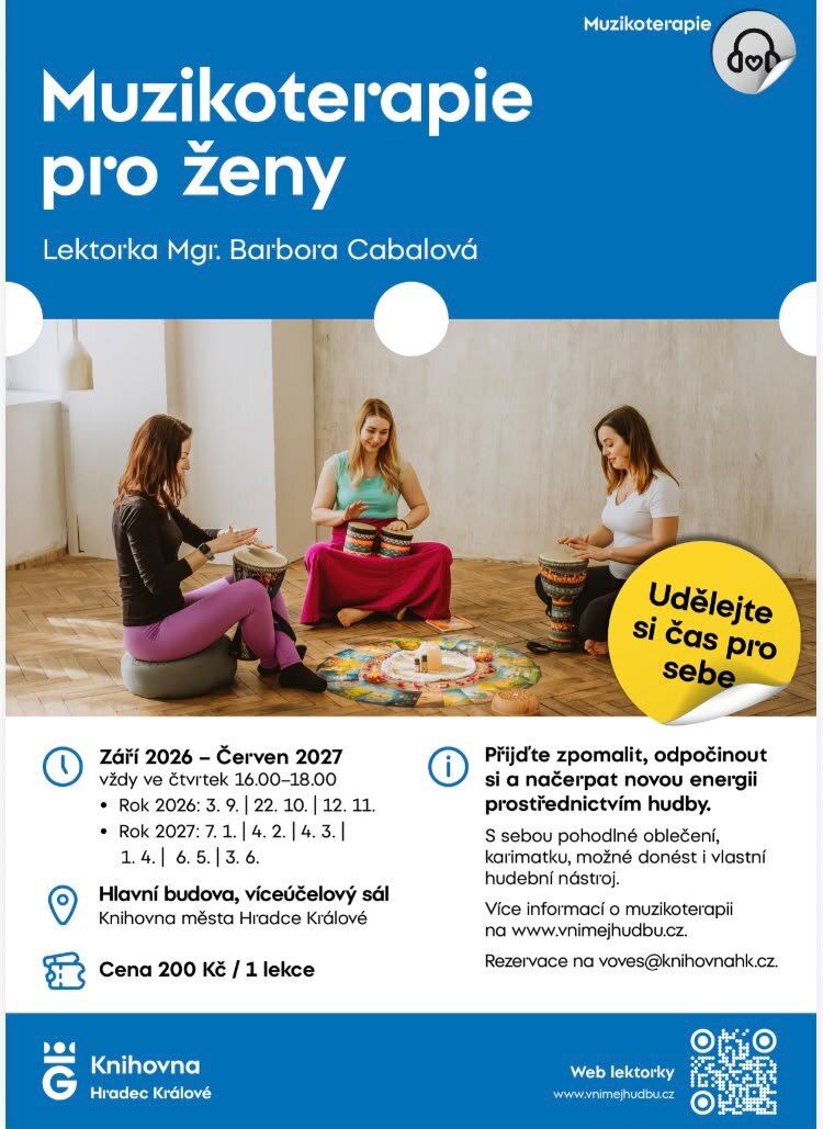 Muzikoterapie pro ženy – tvořivé dílny a Workshopy, Hradec Králové – fotka 2