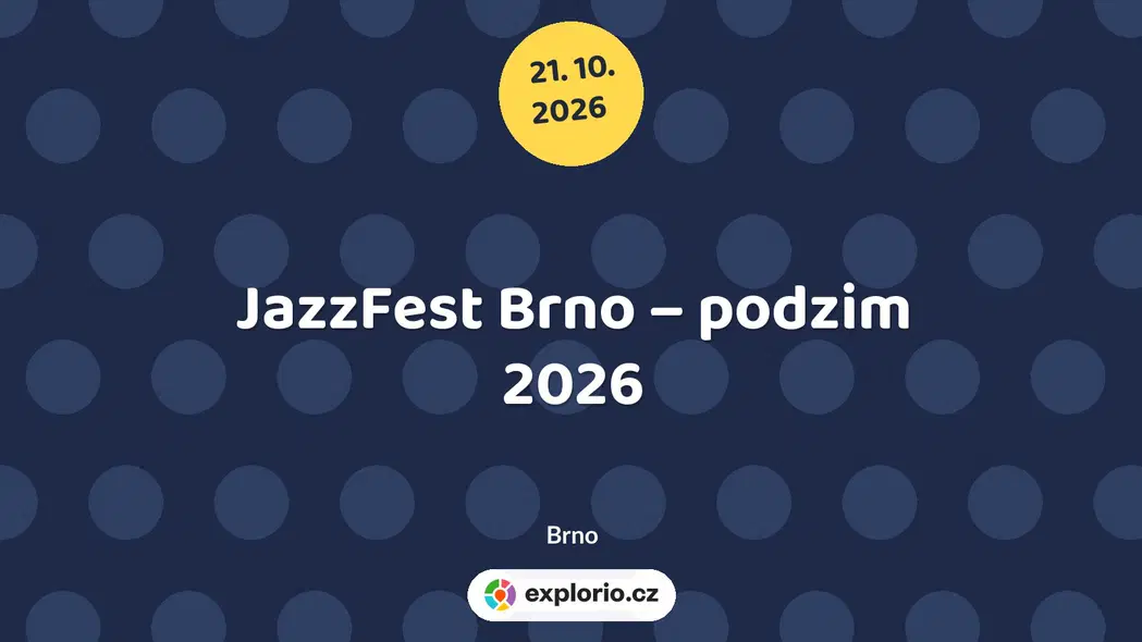 JazzFest Brno – podzim 2026 – festivaly a Slavnosti, Brno