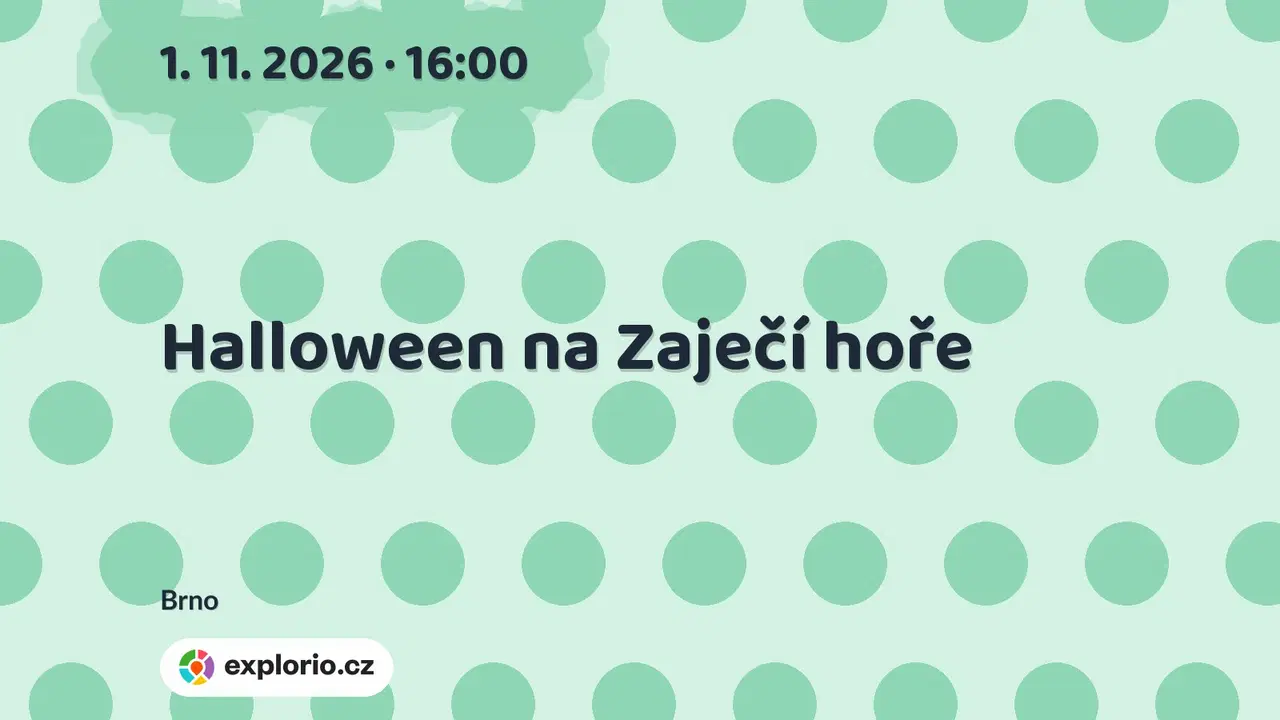 Halloween na Zaječí hoře – příroda a Zvířátka, Brno