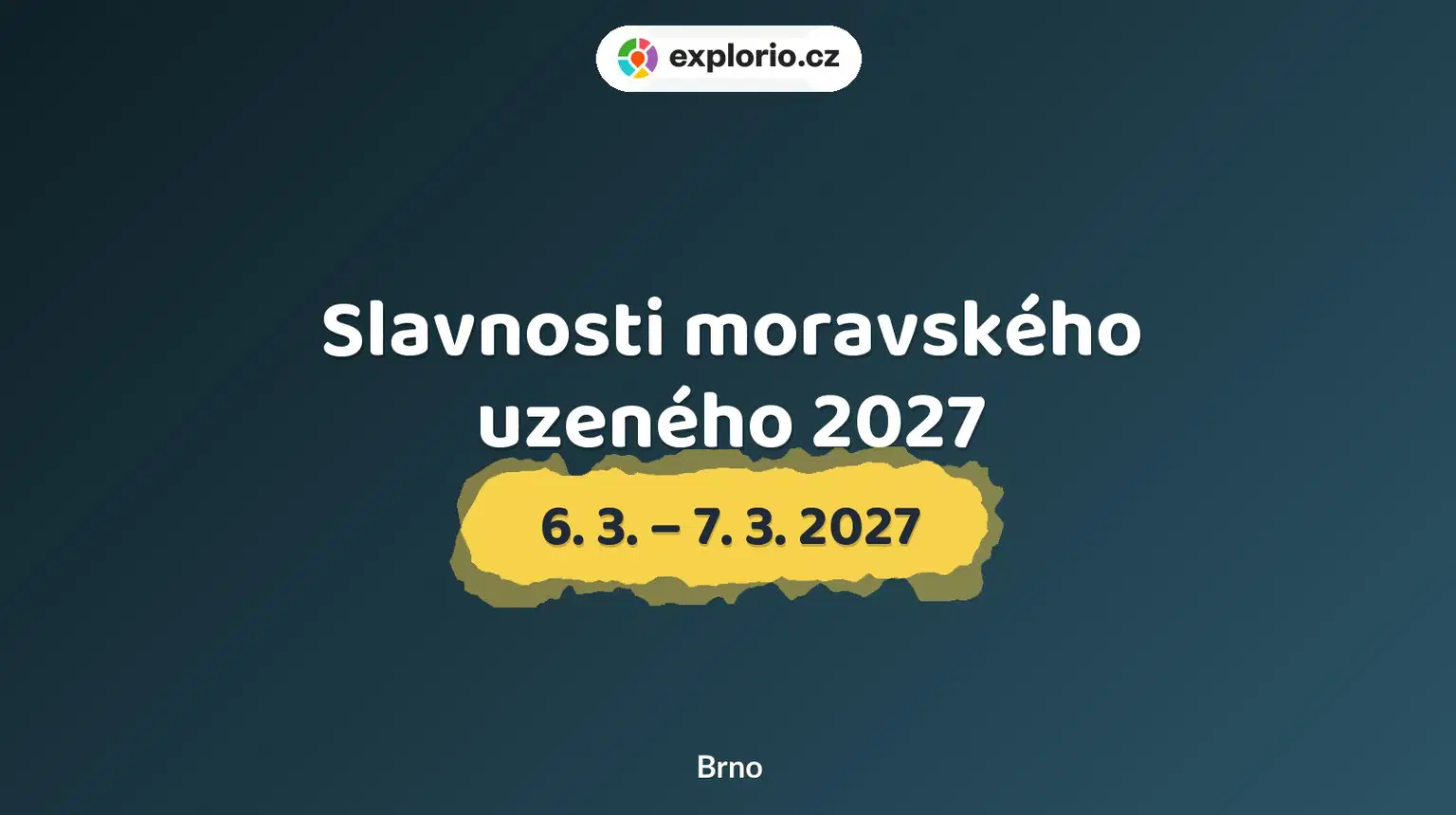 Slavnosti moravského uzeného 2027 – festivaly a Slavnosti, Brno