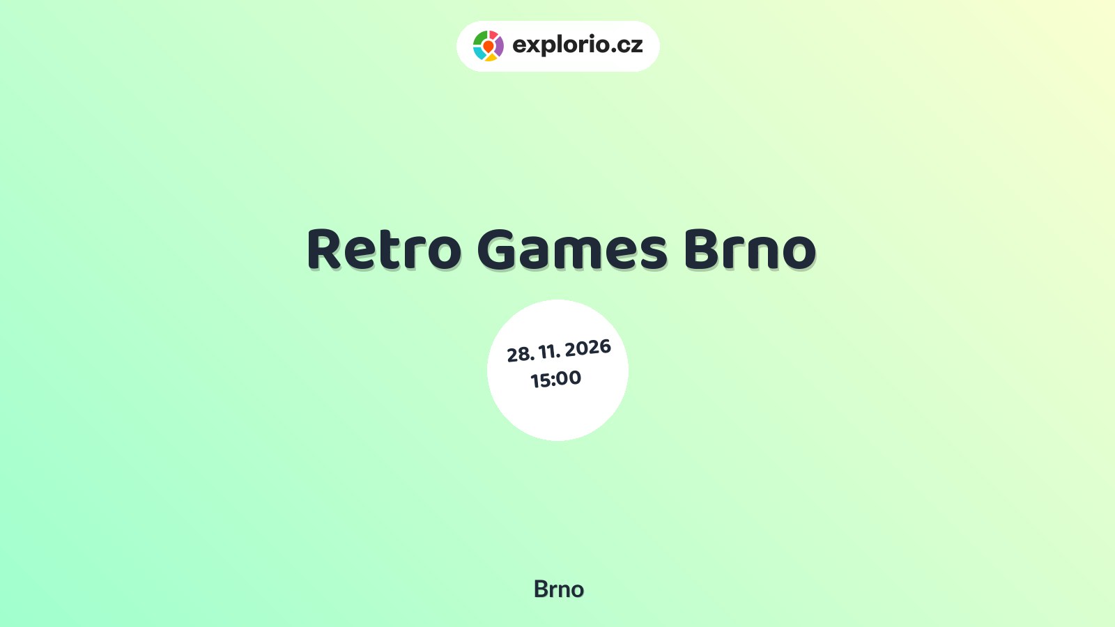 Retro Games Brno – prohlídky a Muzea, Brno