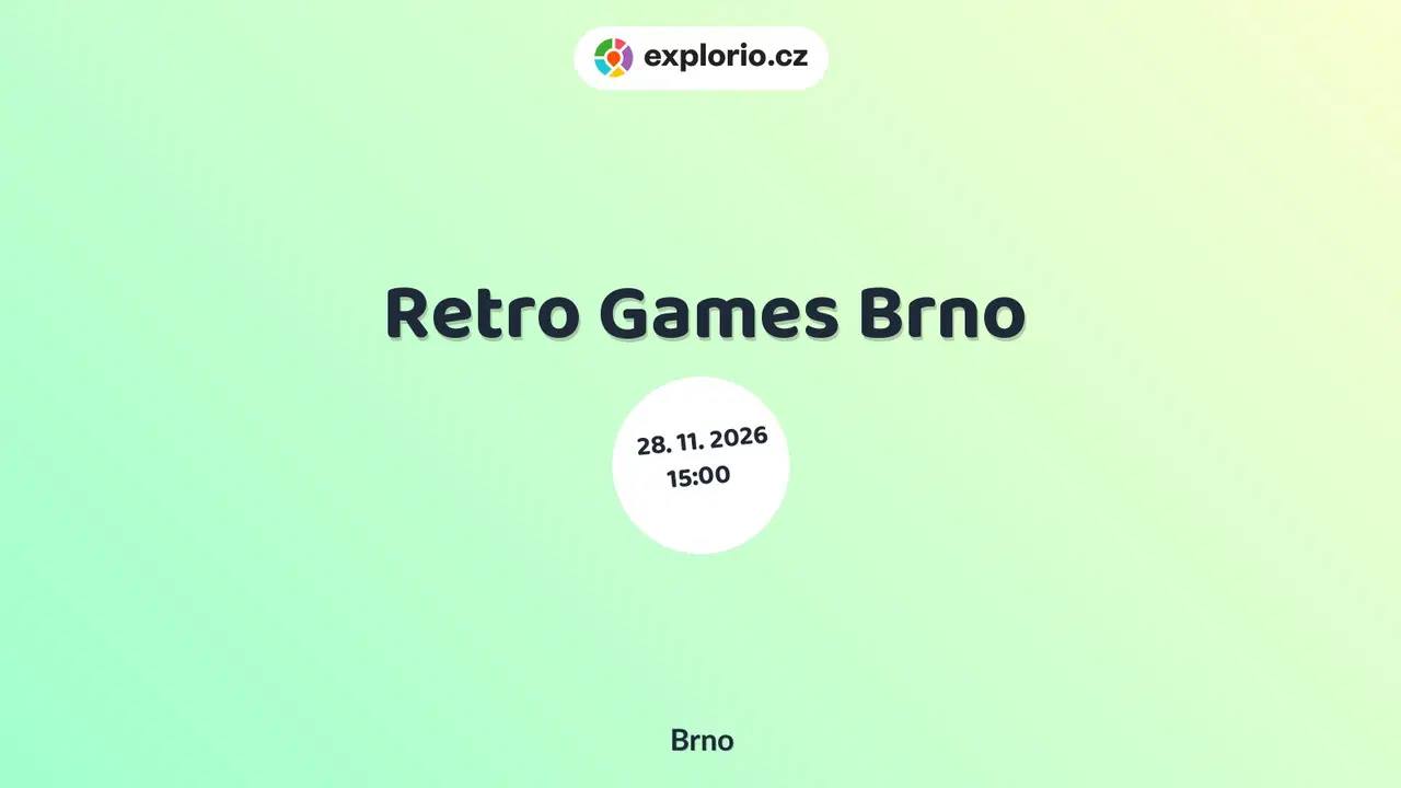 Retro Games Brno – prohlídky a Muzea, Brno