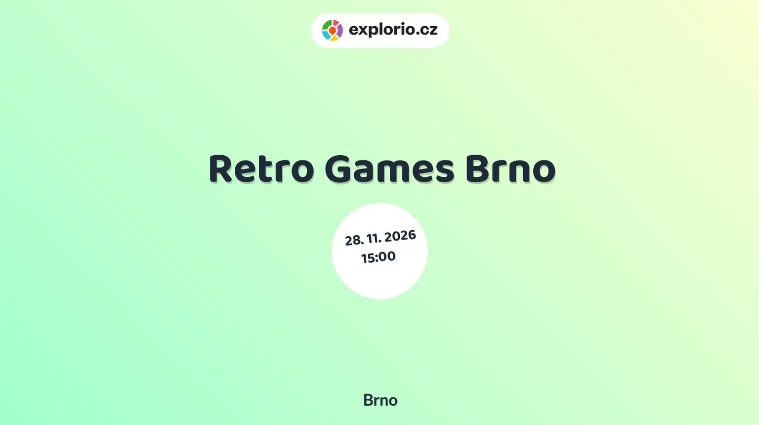 Retro Games Brno – prohlídky a Muzea, Brno
