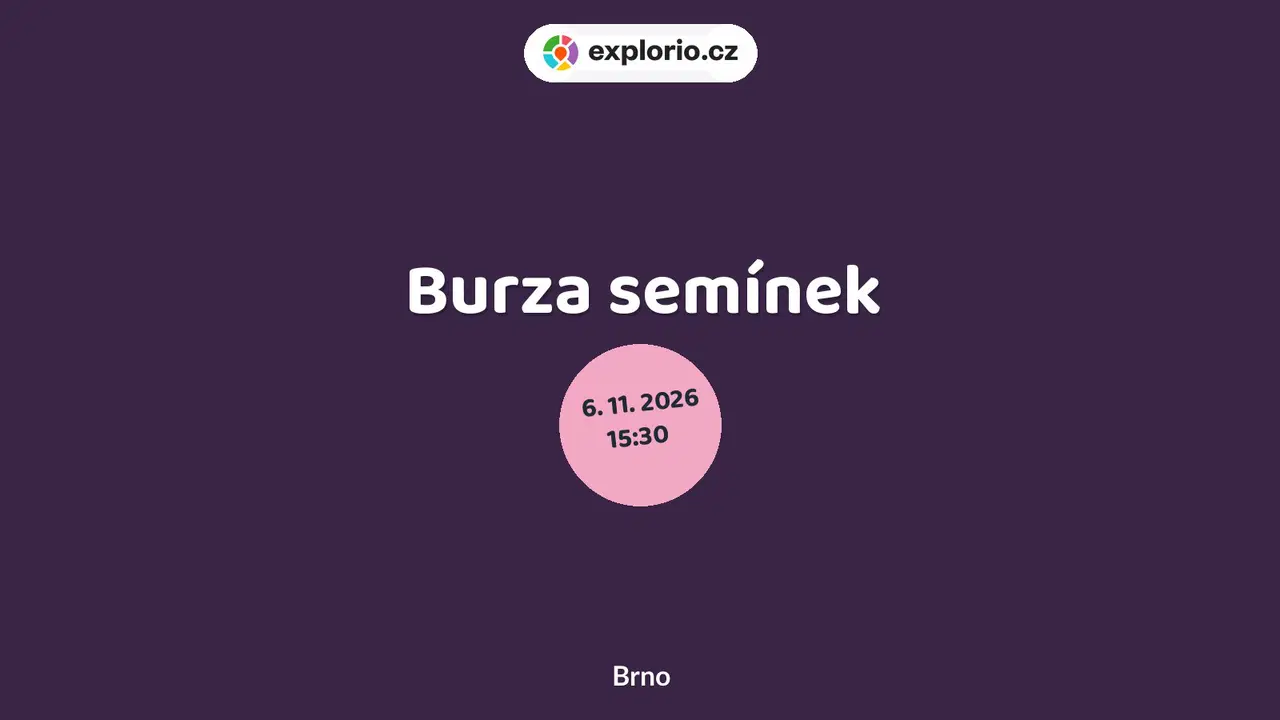 Burza semínek – tvořivé dílny a Workshopy, Brno