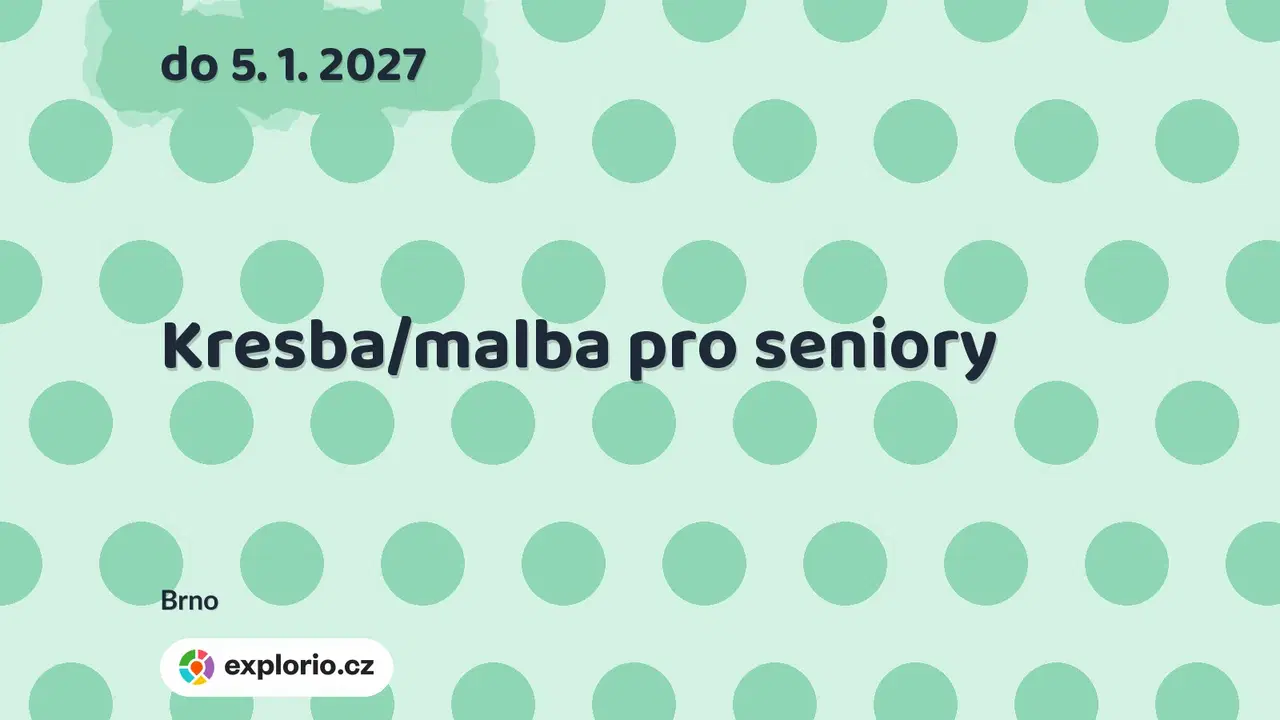 Kresba/malba pro seniory – tvořivé dílny a Workshopy, Brno