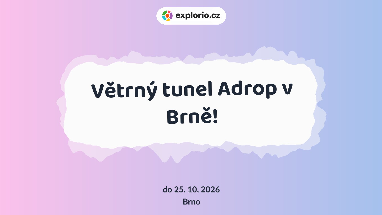 Větrný tunel Adrop v Brně! – sport a Pohyb, Brno