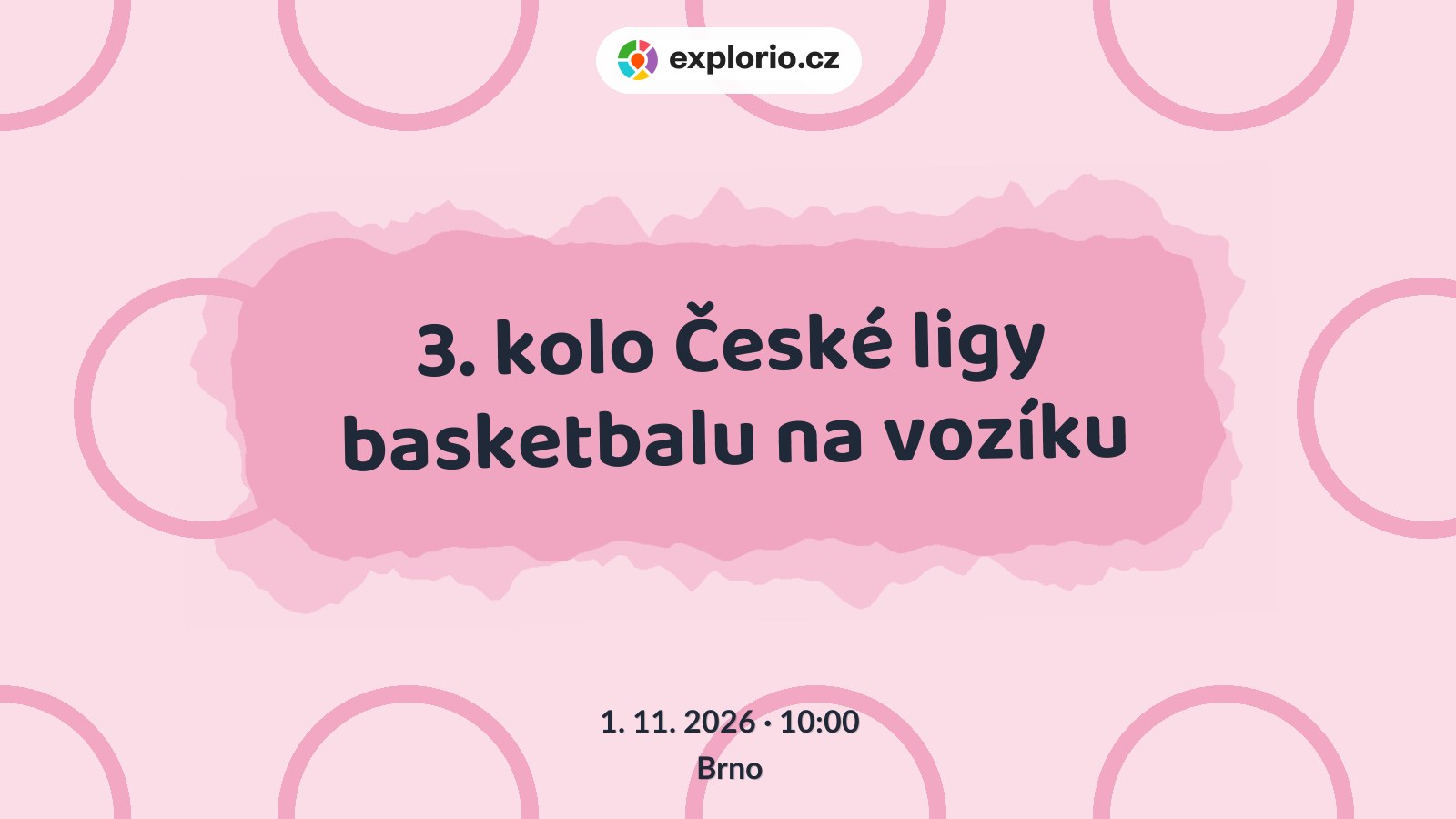 3. kolo České ligy basketbalu na vozíku – sport a Pohyb, Brno
