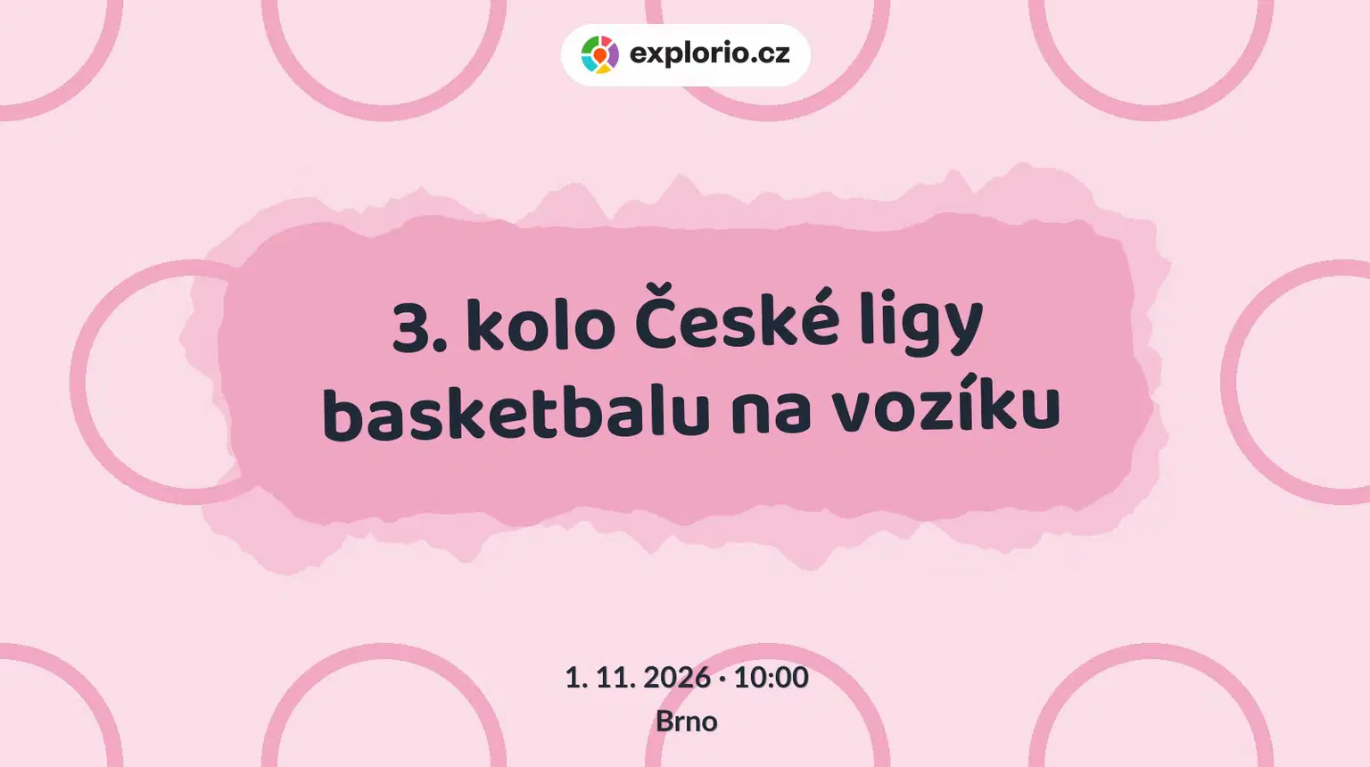 3. kolo České ligy basketbalu na vozíku – sport a Pohyb, Brno