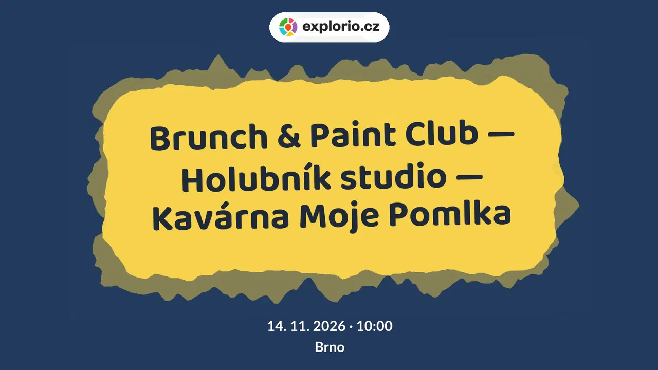 Brunch & Paint Club — Holubník studio — Kavárna Moje Pomlka – tvořivé dílny a Workshopy, Brno