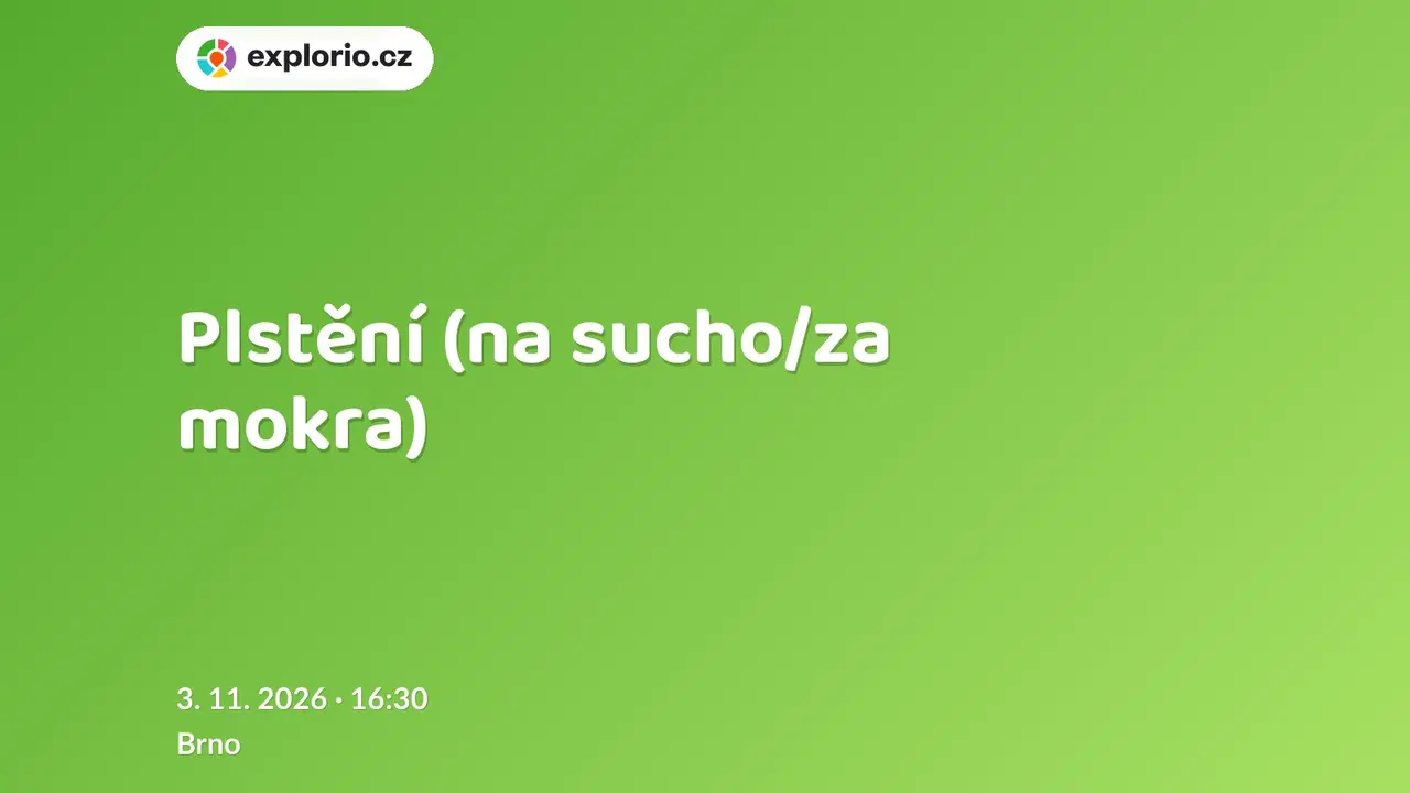 Plstění (na sucho/za mokra) – tvořivé dílny a Workshopy, Brno