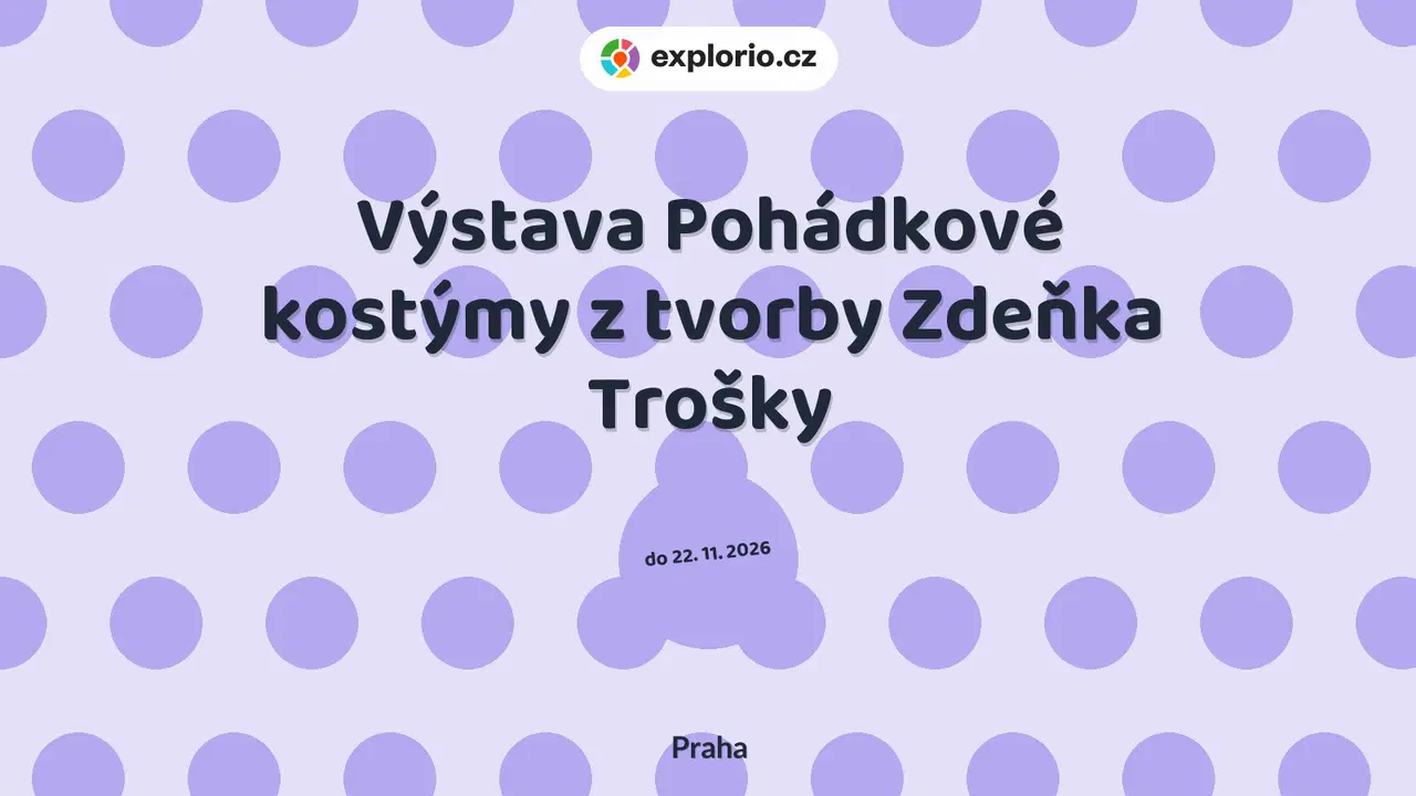 Výstava Pohádkové kostýmy z tvorby Zdeňka Trošky – prohlídky a Muzea, Praha