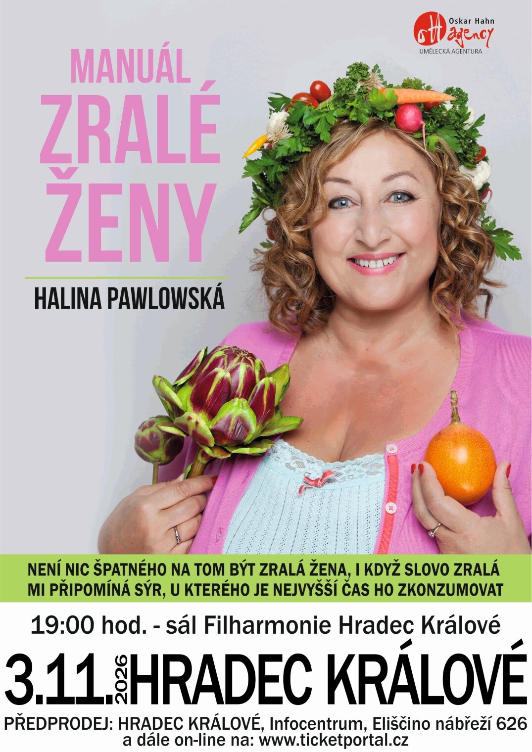 HALINA PAWLOWSKÁ - MANUÁL ZRALÉ ŽENY – divadlo, Hudba a Kino, Hradec Králové – fotka 2