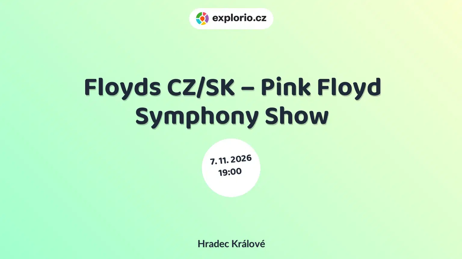 Floyds CZ/SK – Pink Floyd Symphony Show – divadlo, Hudba a Kino, Hradec Králové