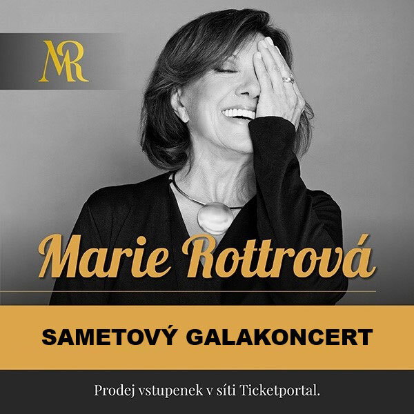Marie Rottrová - Sametový Galakoncert – divadlo, Hudba a Kino, Hradec Králové – fotka 2