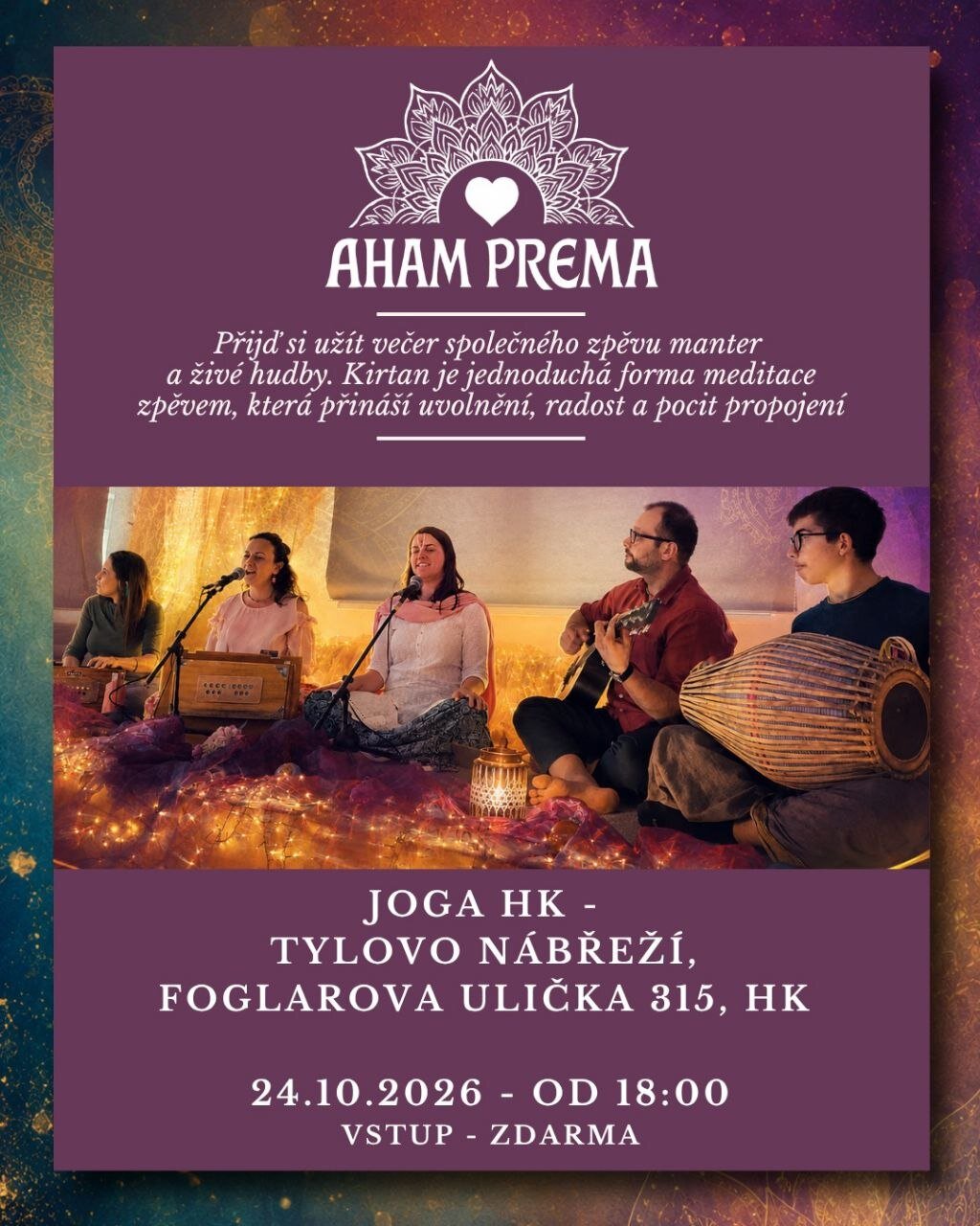 Aham prema, koncert manter – divadlo, Hudba a Kino, Hradec Králové – fotka 2