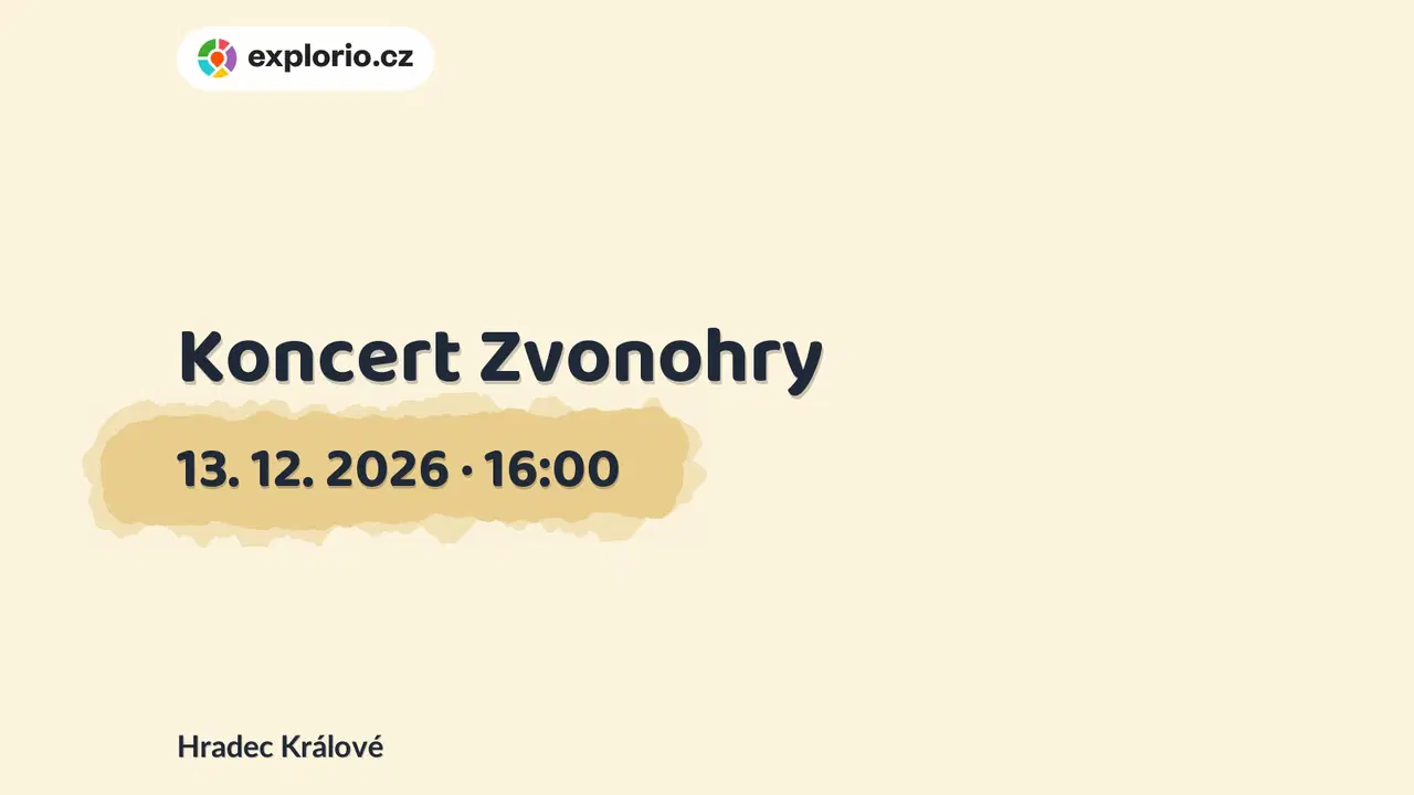 Koncert Zvonohry – divadlo, Hudba a Kino, Hradec Králové