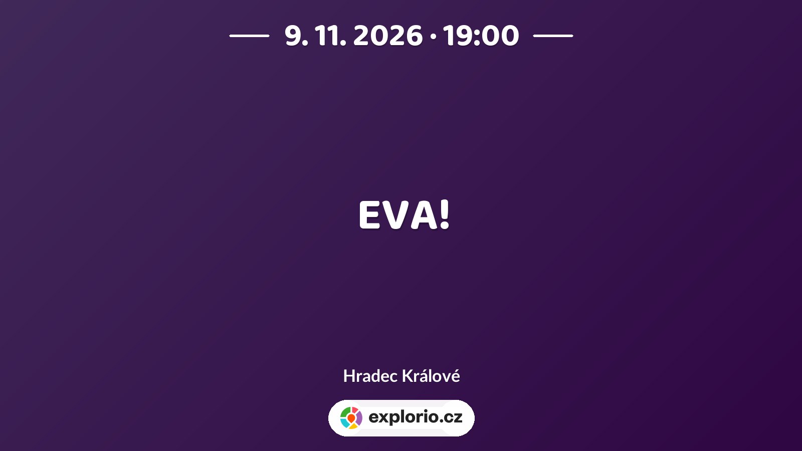 EVA! – divadlo, Hudba a Kino, Hradec Králové