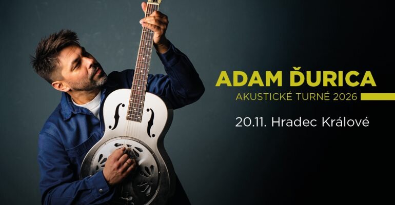 ADAM ĎURICA – akustické tour 2026 – divadlo, Hudba a Kino, Hradec Králové – fotka 2