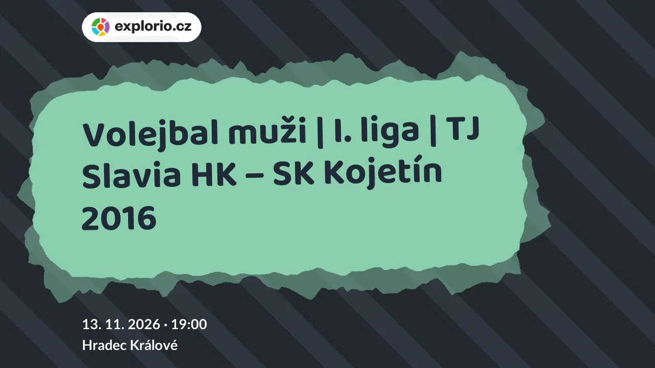 Volejbal muži | I. liga | TJ Slavia HK – SK Kojetín 2016 – sport a Pohyb, Hradec Králové