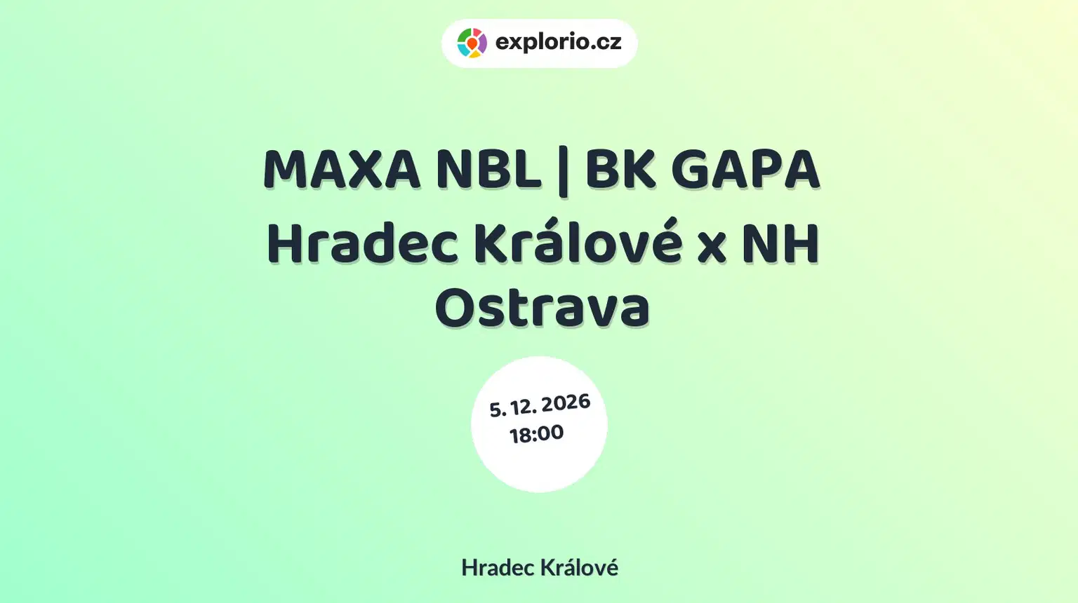 MAXA NBL | BK GAPA Hradec Králové x NH Ostrava – sport a Pohyb, Hradec Králové