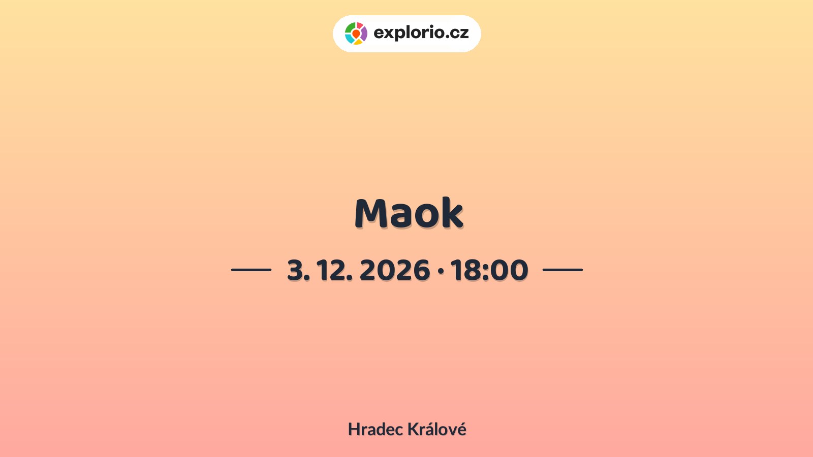 Maok – divadlo, Hudba a Kino, Hradec Králové