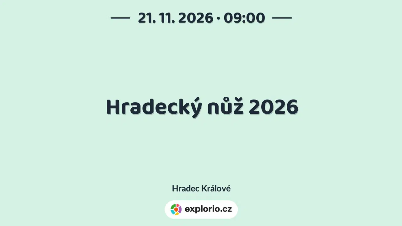 Hradecký nůž 2026 – prohlídky a Muzea, Hradec Králové