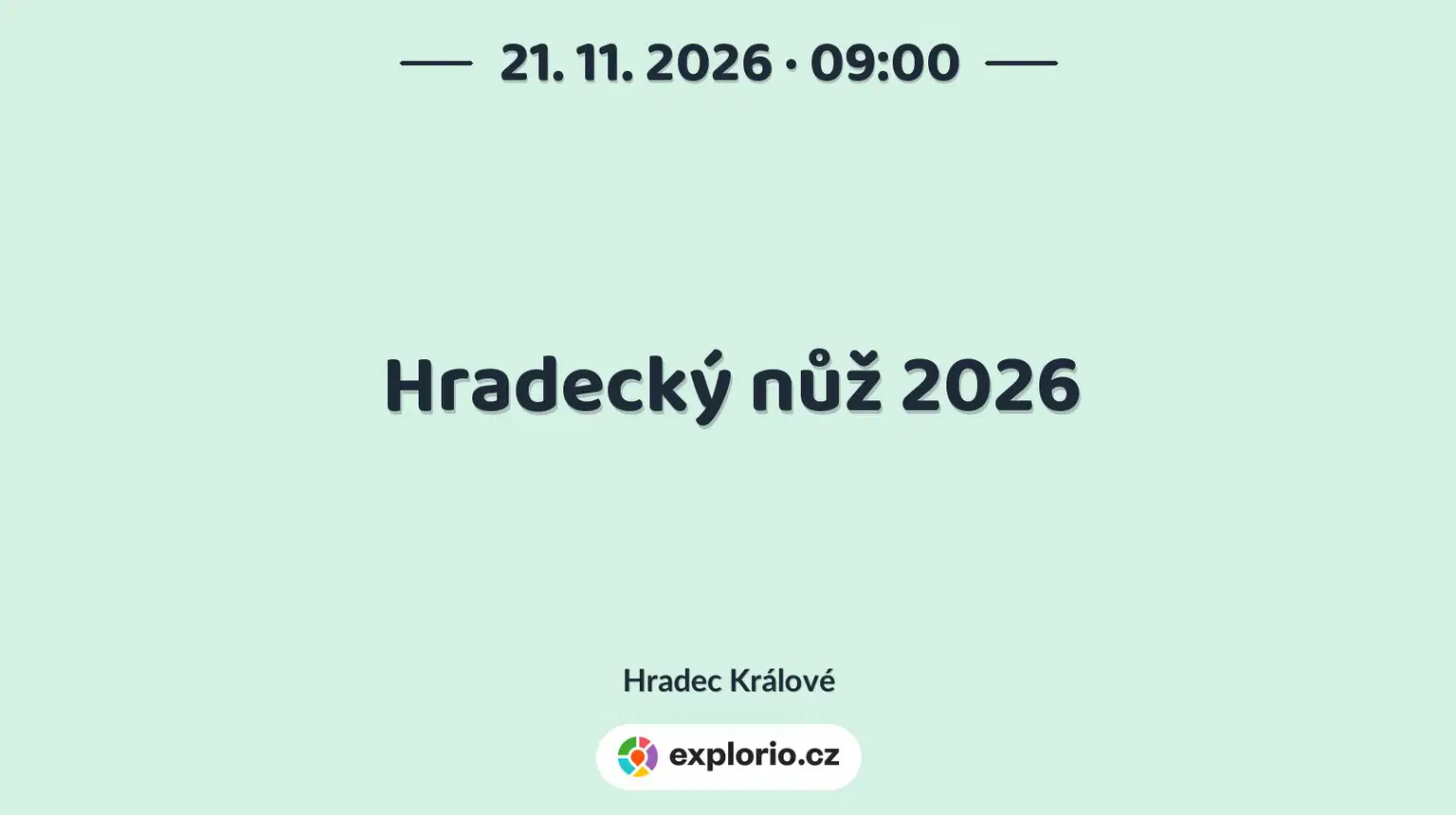 Hradecký nůž 2026 – prohlídky a Muzea, Hradec Králové