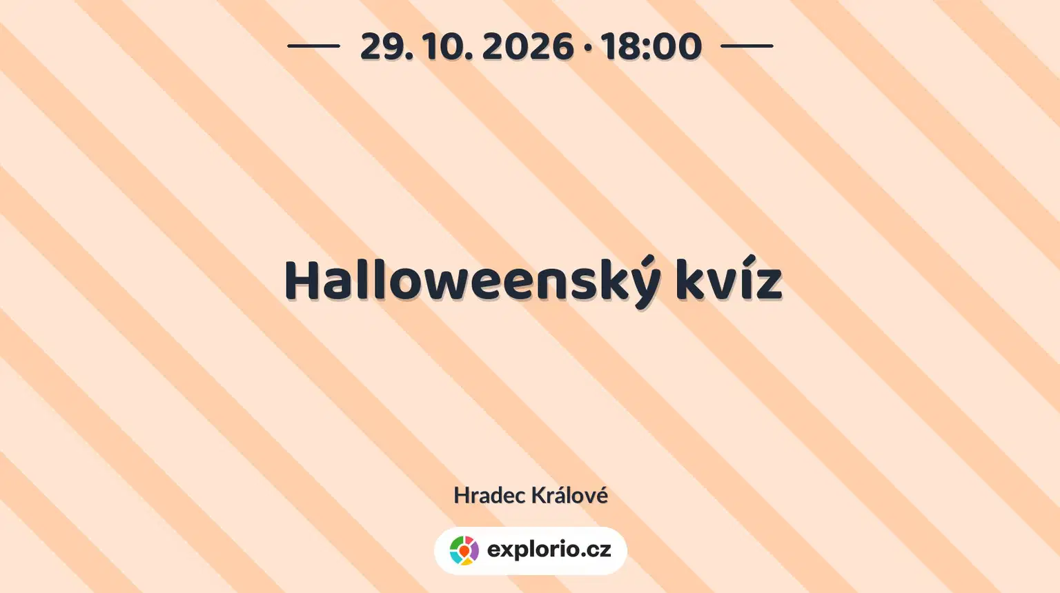 Halloweenský kvíz – divadlo, Hudba a Kino, Hradec Králové