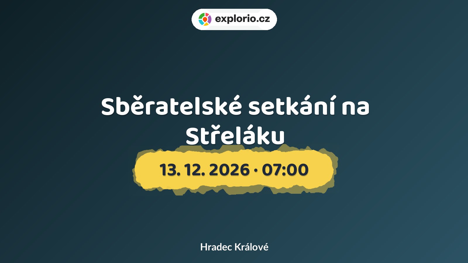 Sběratelské setkání na Střeláku – prohlídky a Muzea, Hradec Králové