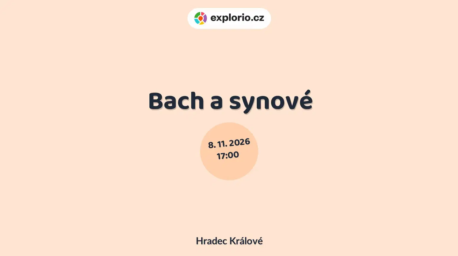 Bach a synové – divadlo, Hudba a Kino, Hradec Králové
