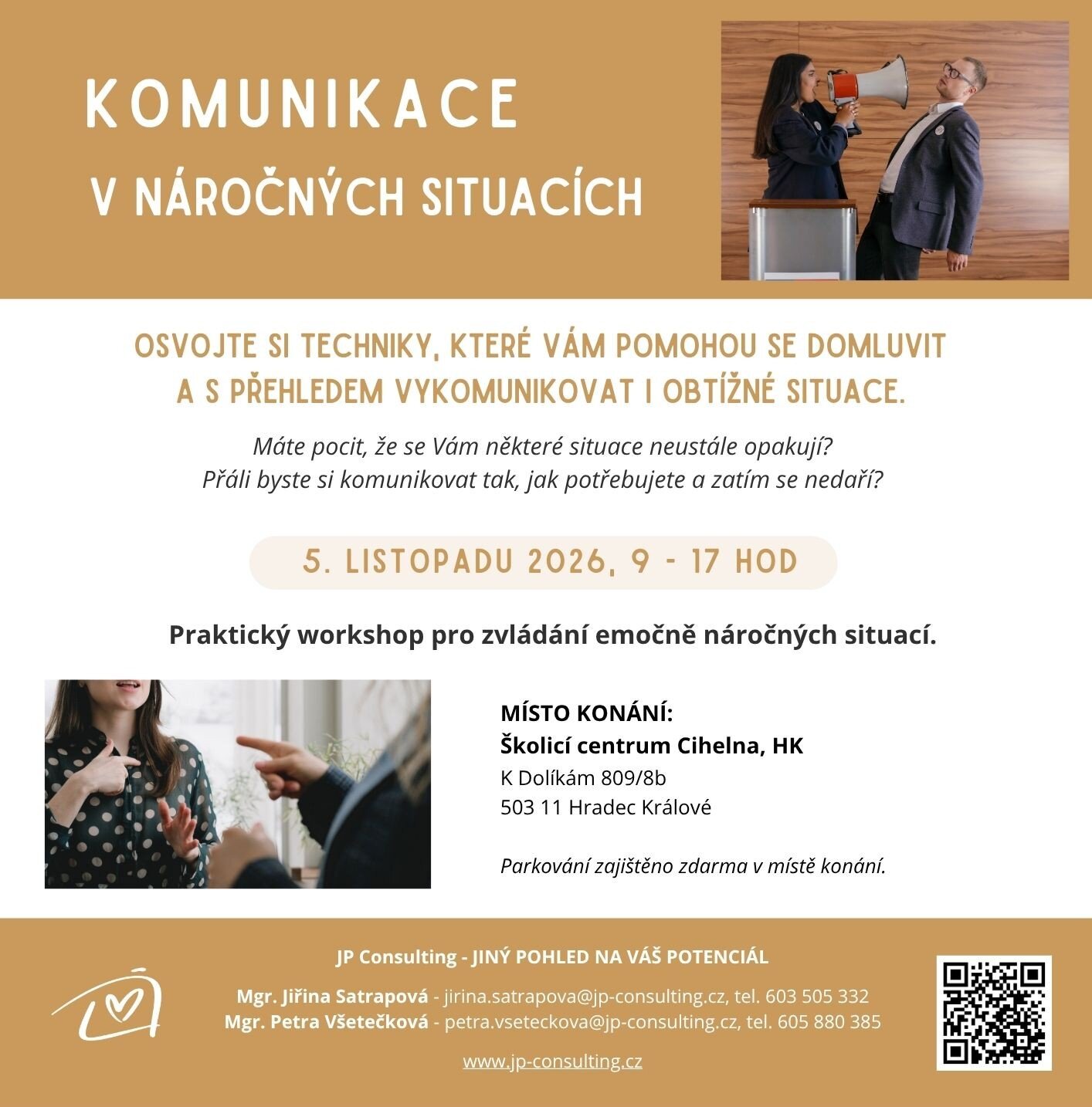 Komunikace v náročných situacích / workshop – tvořivé dílny a Workshopy, Hradec Králové – fotka 2