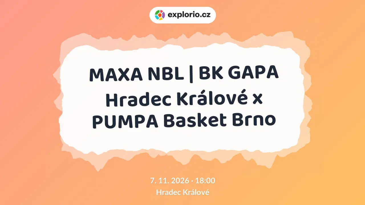 MAXA NBL | BK GAPA Hradec Králové x PUMPA Basket Brno – sport a Pohyb, Hradec Králové